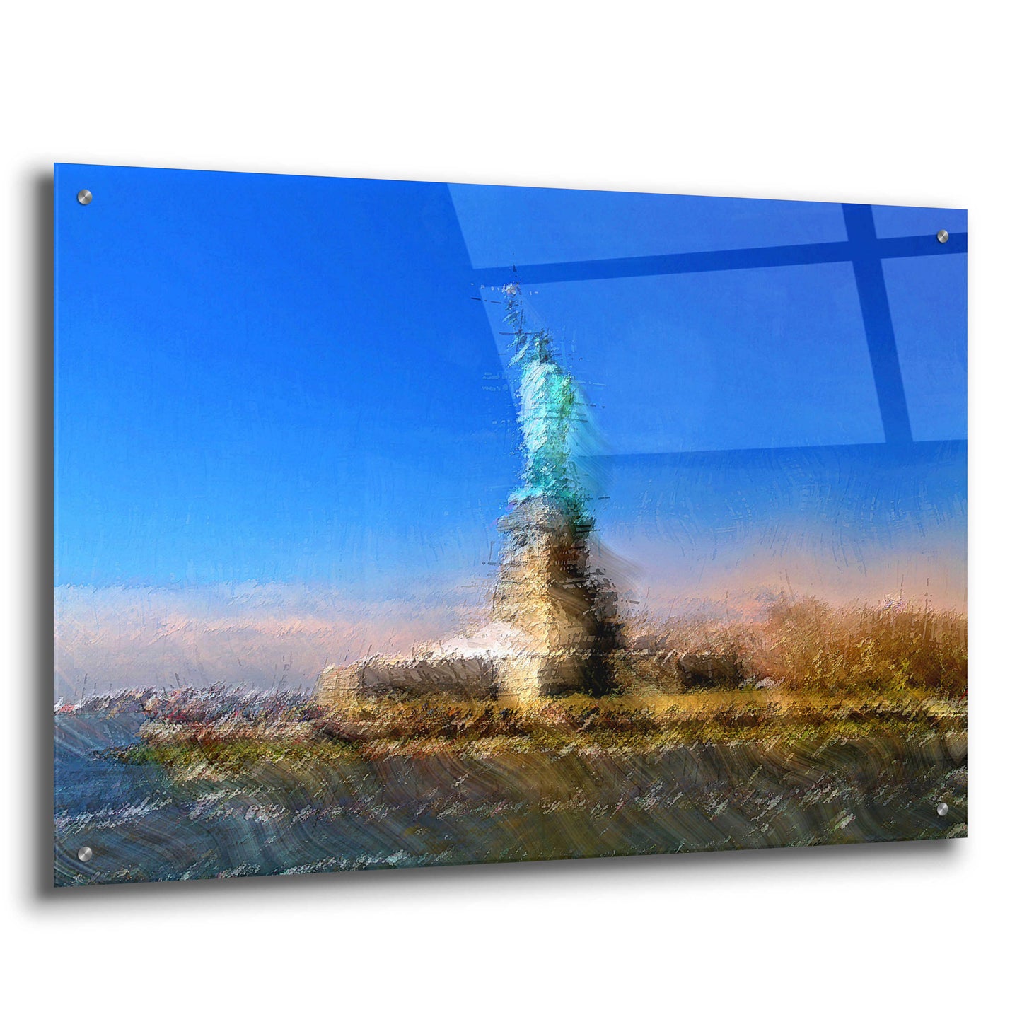 Epic Art 'Liberty A' by David Manlove, Acrylic Glass Wall Art,36x24