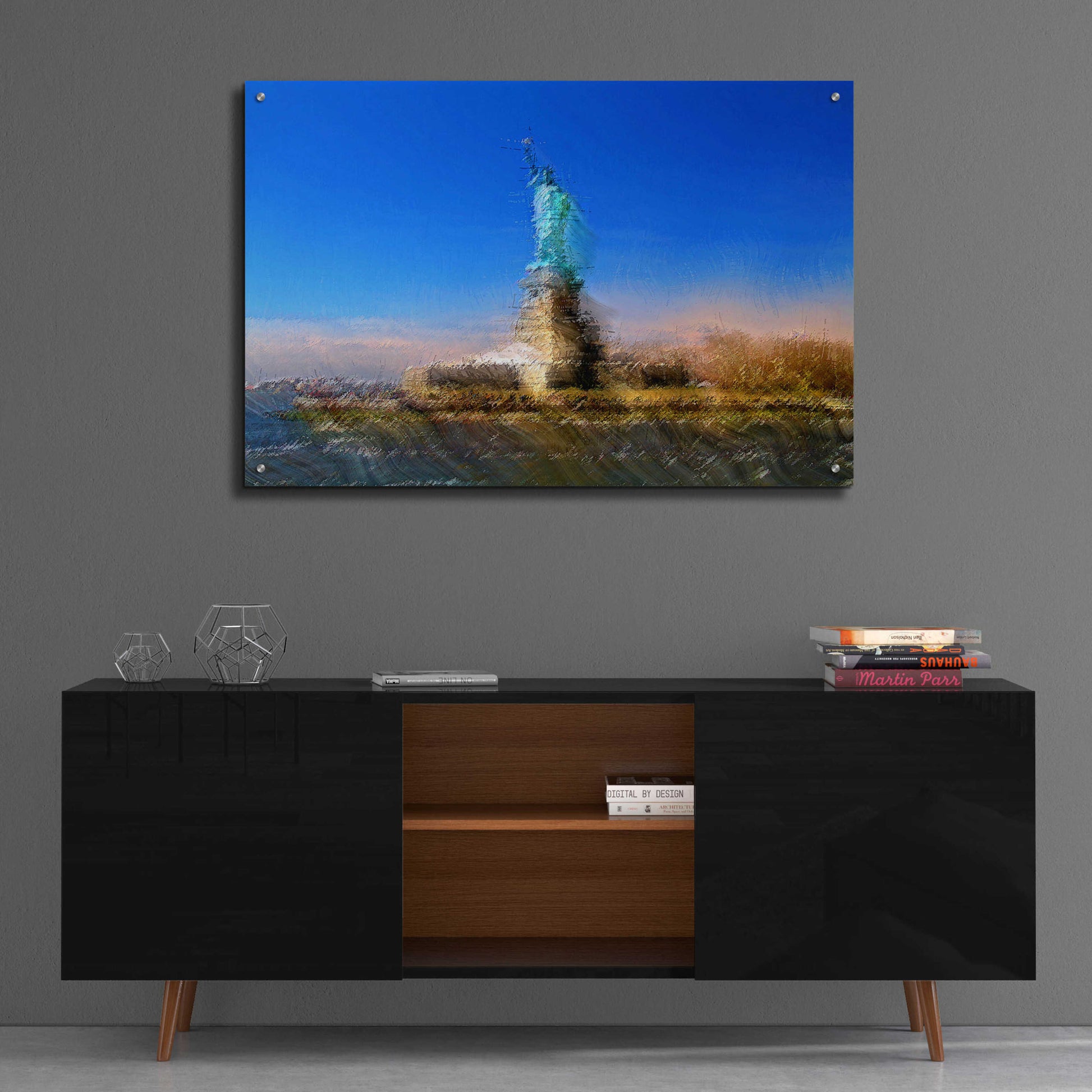 Epic Art 'Liberty A' by David Manlove, Acrylic Glass Wall Art,36x24