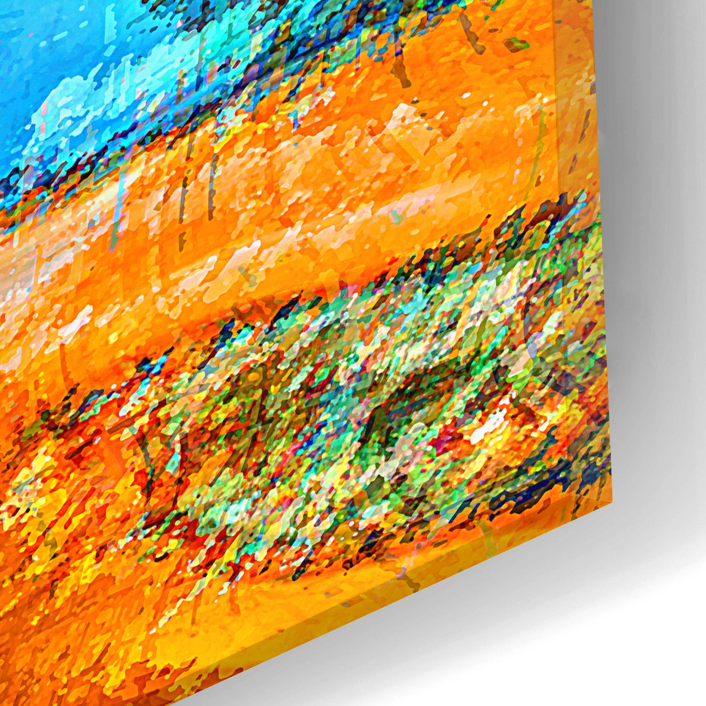 Epic Art 'Taxi' by David Manlove, Acrylic Glass Wall Art,24x12