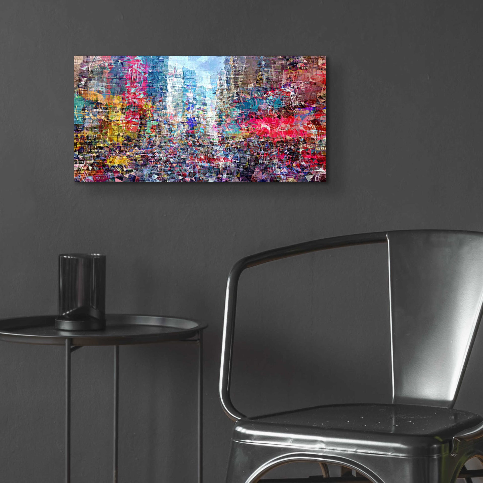 Epic Art 'Times Square B' by David Manlove, Acrylic Glass Wall Art,24x12