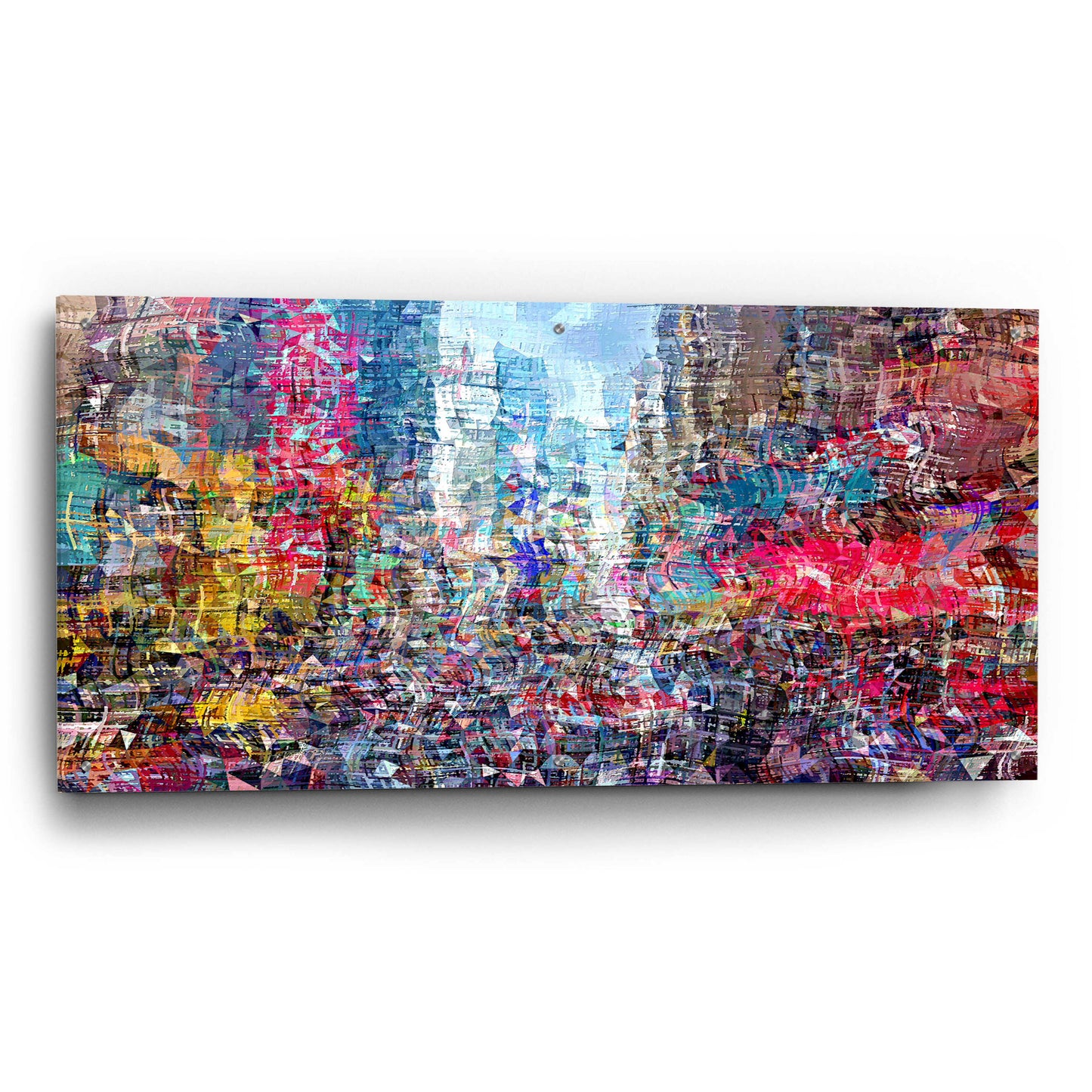 Epic Art 'Times Square B' by David Manlove, Acrylic Glass Wall Art,48x24