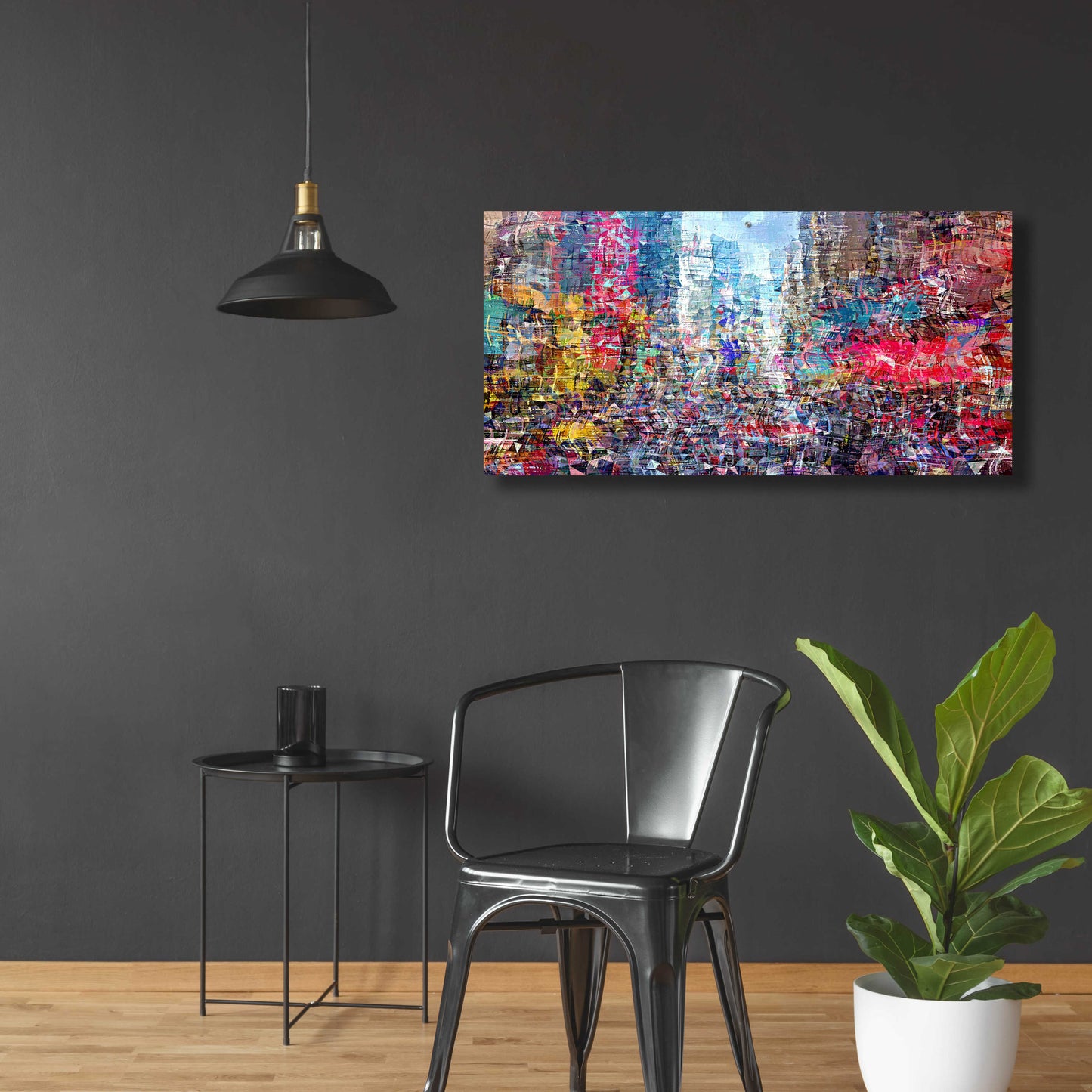 Epic Art 'Times Square B' by David Manlove, Acrylic Glass Wall Art,48x24