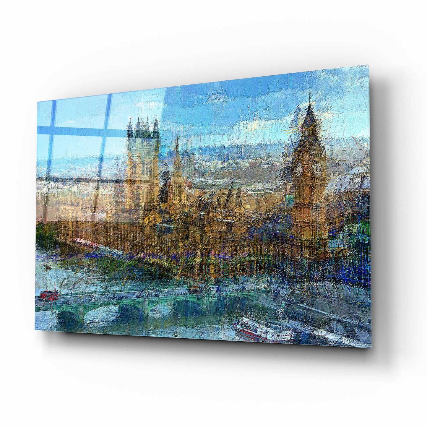 Epic Art 'Westminster A' by David Manlove, Acrylic Glass Wall Art,16x12