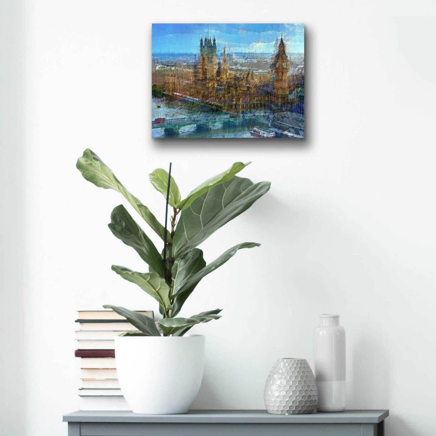 Epic Art 'Westminster A' by David Manlove, Acrylic Glass Wall Art,16x12