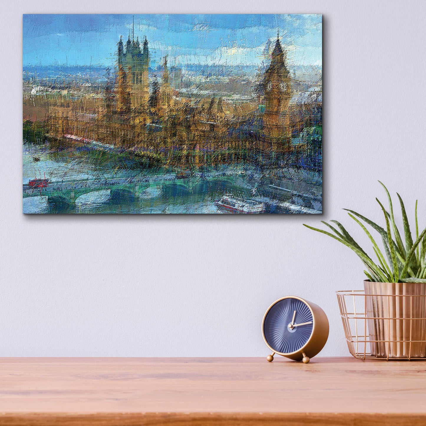 Epic Art 'Westminster A' by David Manlove, Acrylic Glass Wall Art,16x12