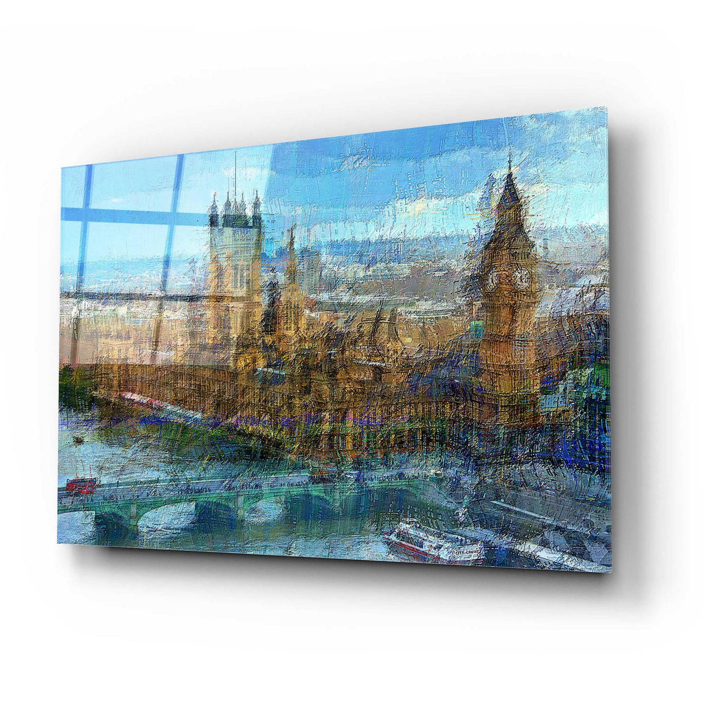 Epic Art 'Westminster A' by David Manlove, Acrylic Glass Wall Art,24x16