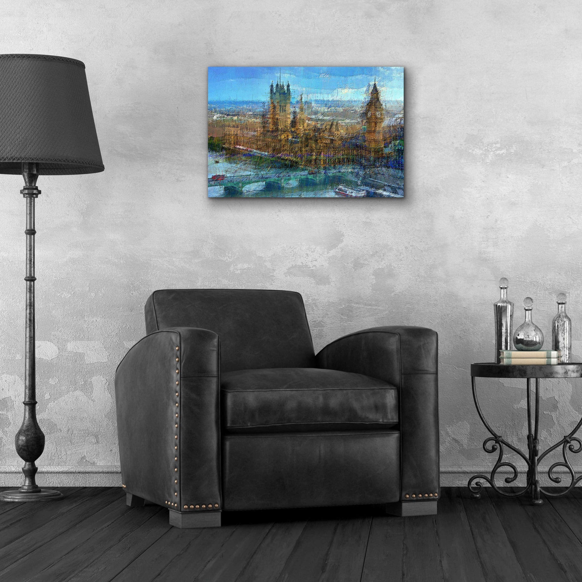 Epic Art 'Westminster A' by David Manlove, Acrylic Glass Wall Art,24x16