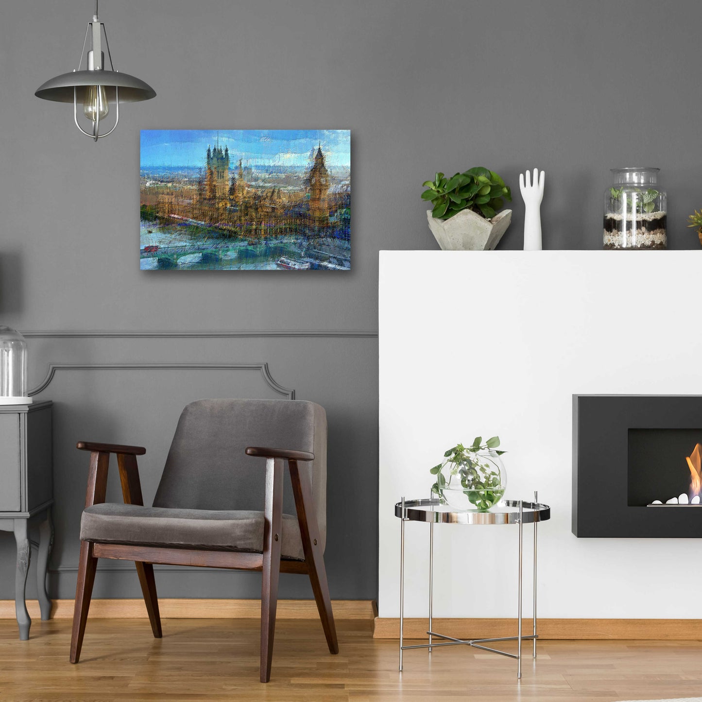 Epic Art 'Westminster A' by David Manlove, Acrylic Glass Wall Art,24x16