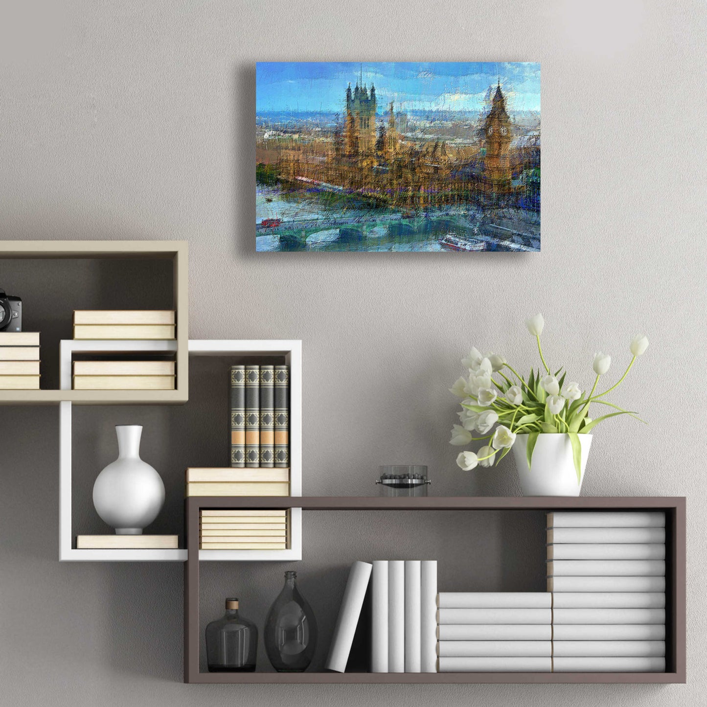 Epic Art 'Westminster A' by David Manlove, Acrylic Glass Wall Art,24x16