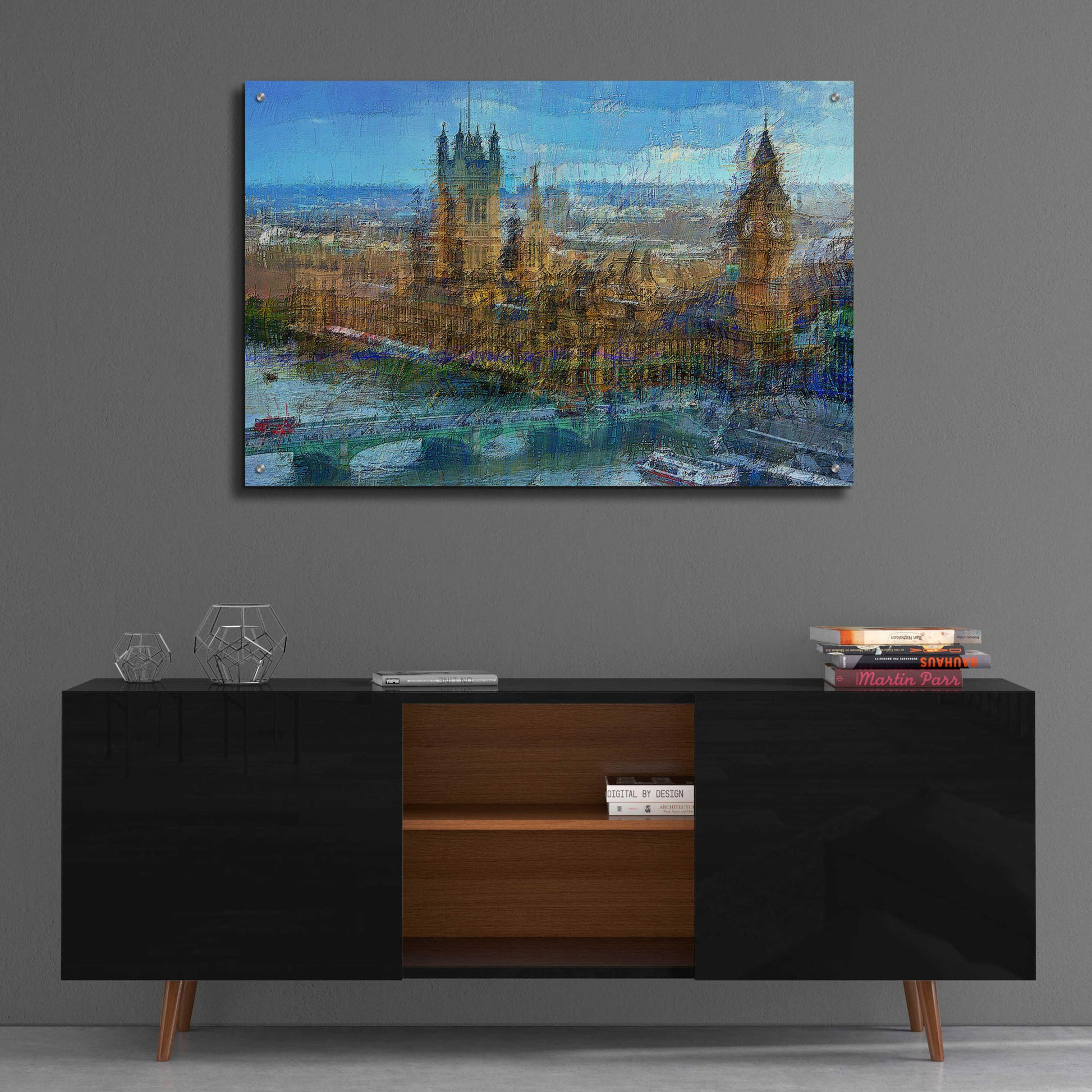 Epic Art 'Westminster A' by David Manlove, Acrylic Glass Wall Art,36x24