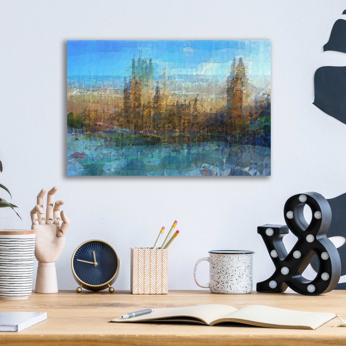 Epic Art 'Westminster B' by David Manlove, Acrylic Glass Wall Art,16x12