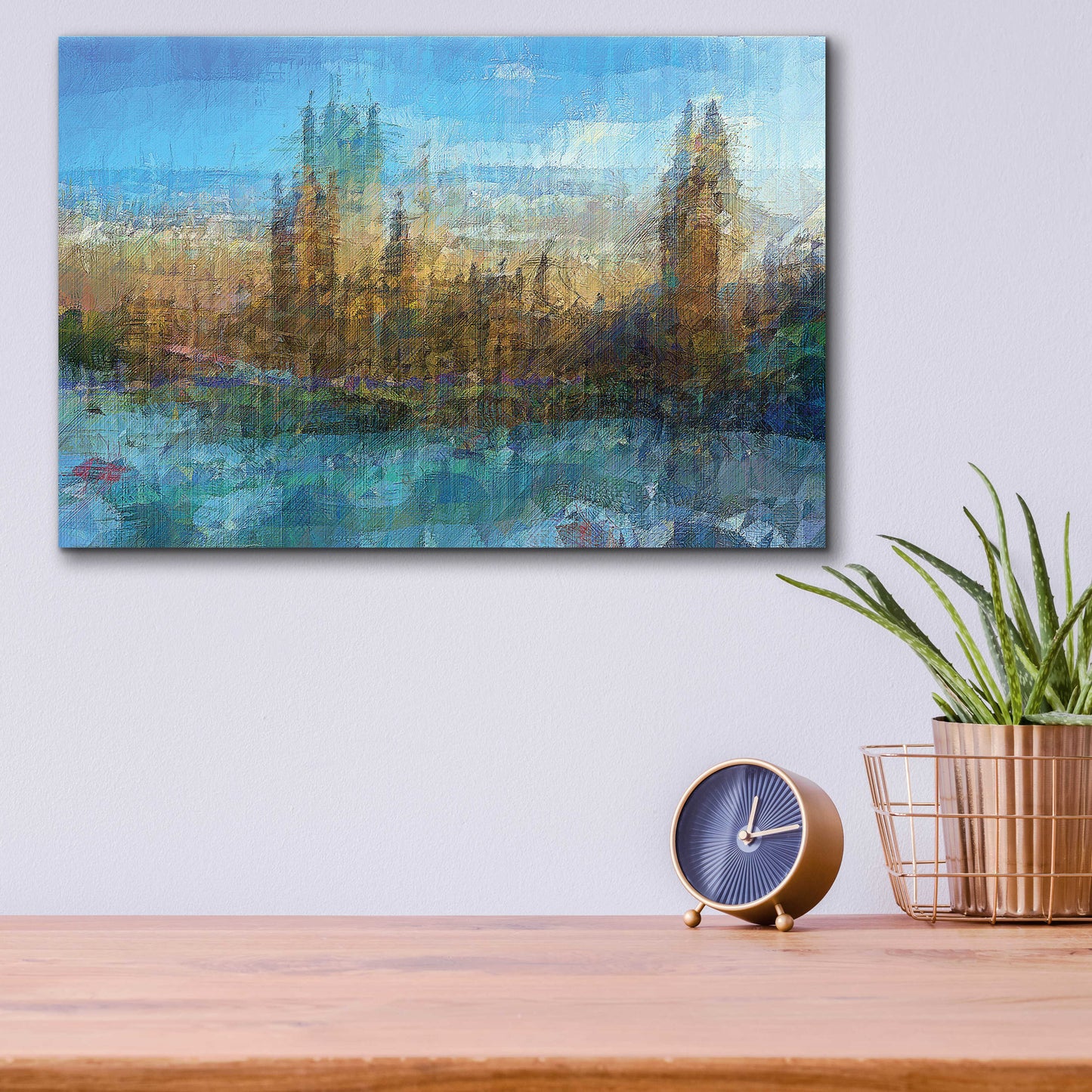 Epic Art 'Westminster B' by David Manlove, Acrylic Glass Wall Art,16x12