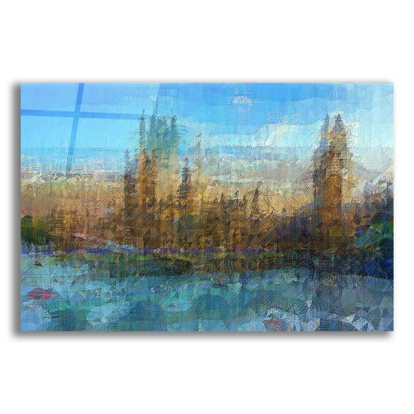 Epic Art 'Westminster B' by David Manlove, Acrylic Glass Wall Art,16x12