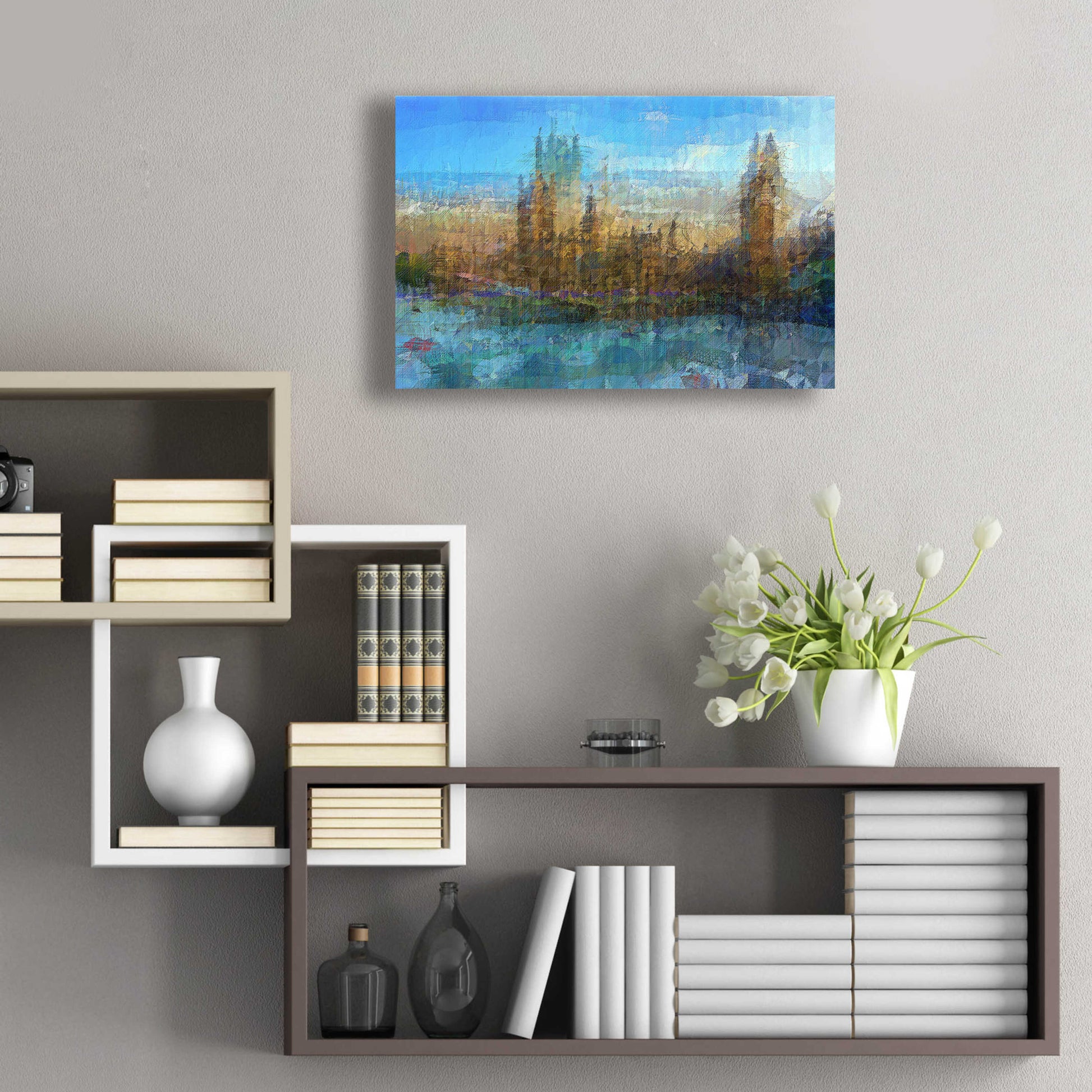 Epic Art 'Westminster B' by David Manlove, Acrylic Glass Wall Art,24x16