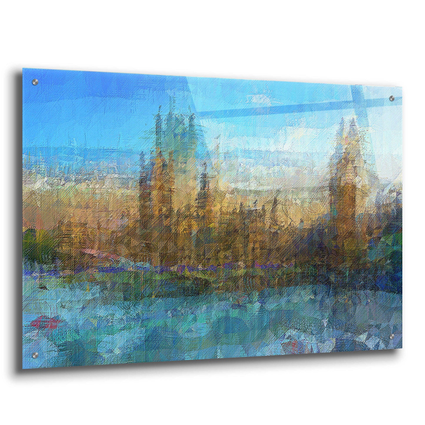 Epic Art 'Westminster B' by David Manlove, Acrylic Glass Wall Art,36x24