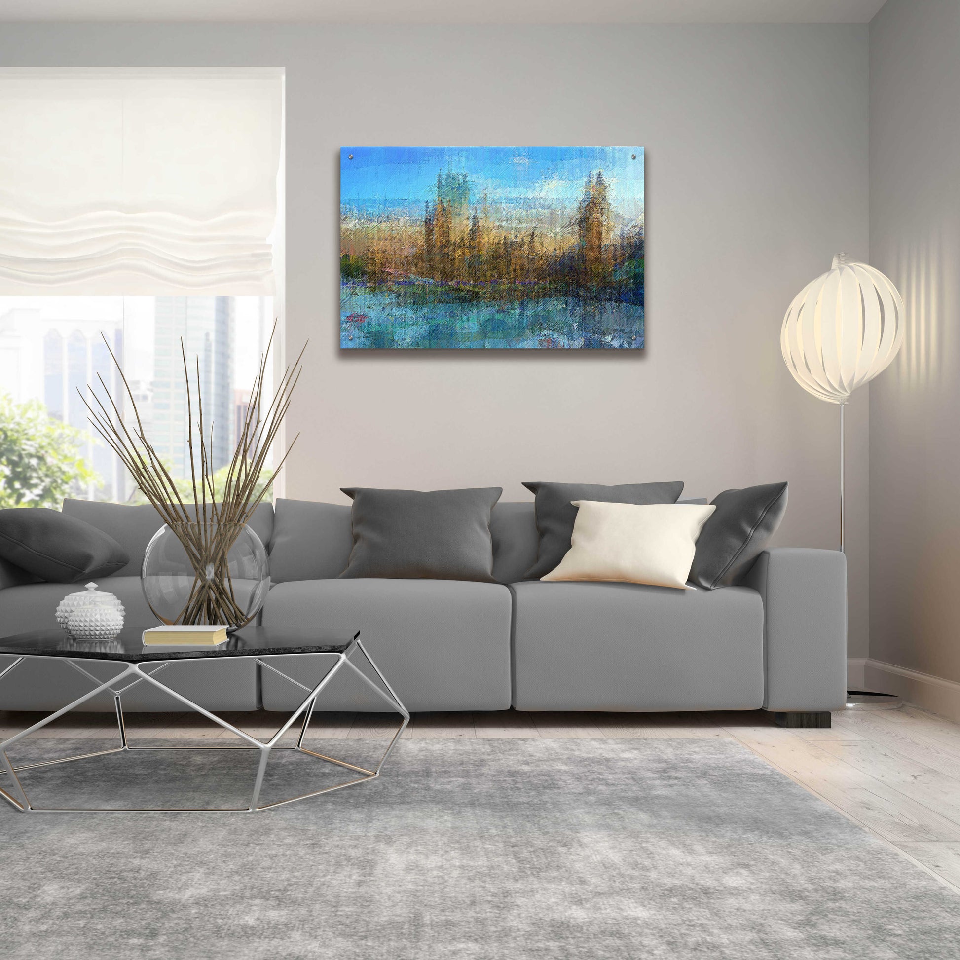 Epic Art 'Westminster B' by David Manlove, Acrylic Glass Wall Art,36x24