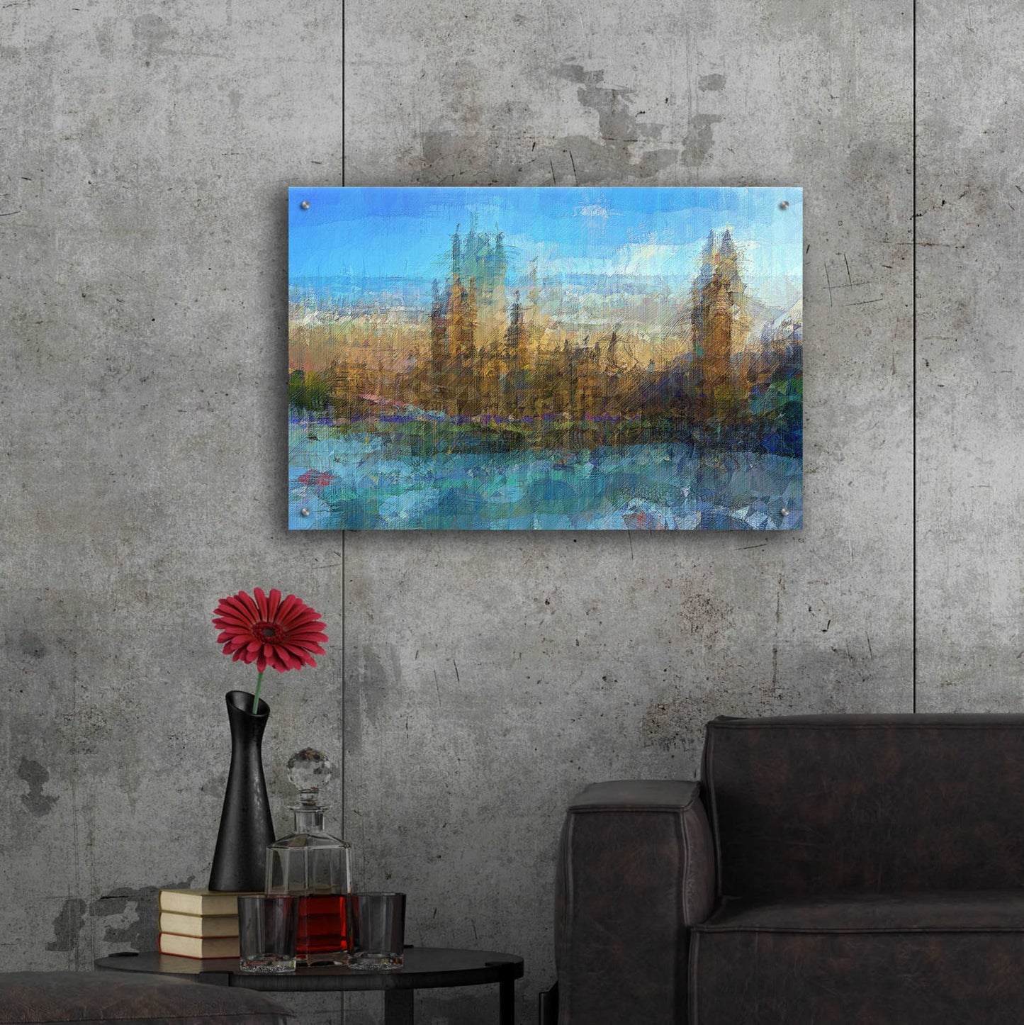 Epic Art 'Westminster B' by David Manlove, Acrylic Glass Wall Art,36x24