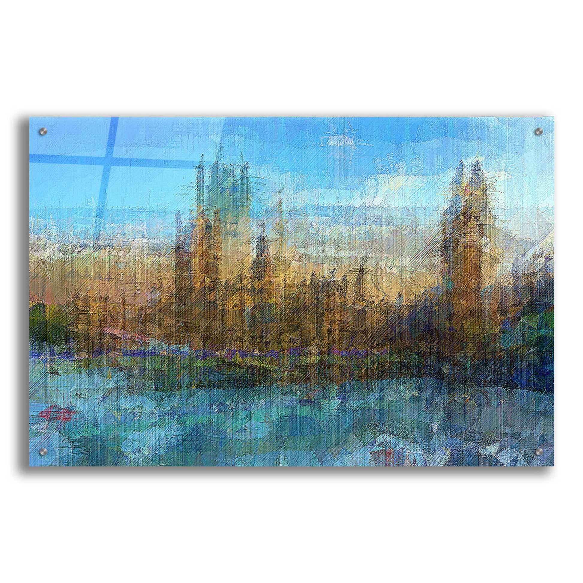 Epic Art 'Westminster B' by David Manlove, Acrylic Glass Wall Art,36x24