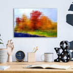 Epic Art 'Colors on the River' by David Manlove, Acrylic Glass Wall Art,16x12