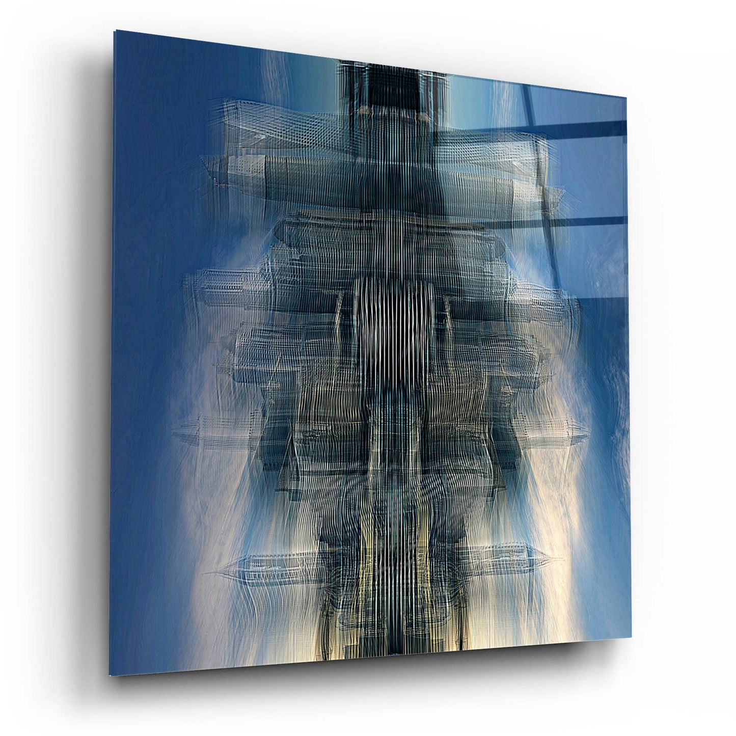 Epic Art 'Living Space Station' by David Manlove, Acrylic Glass Wall Art,12x12