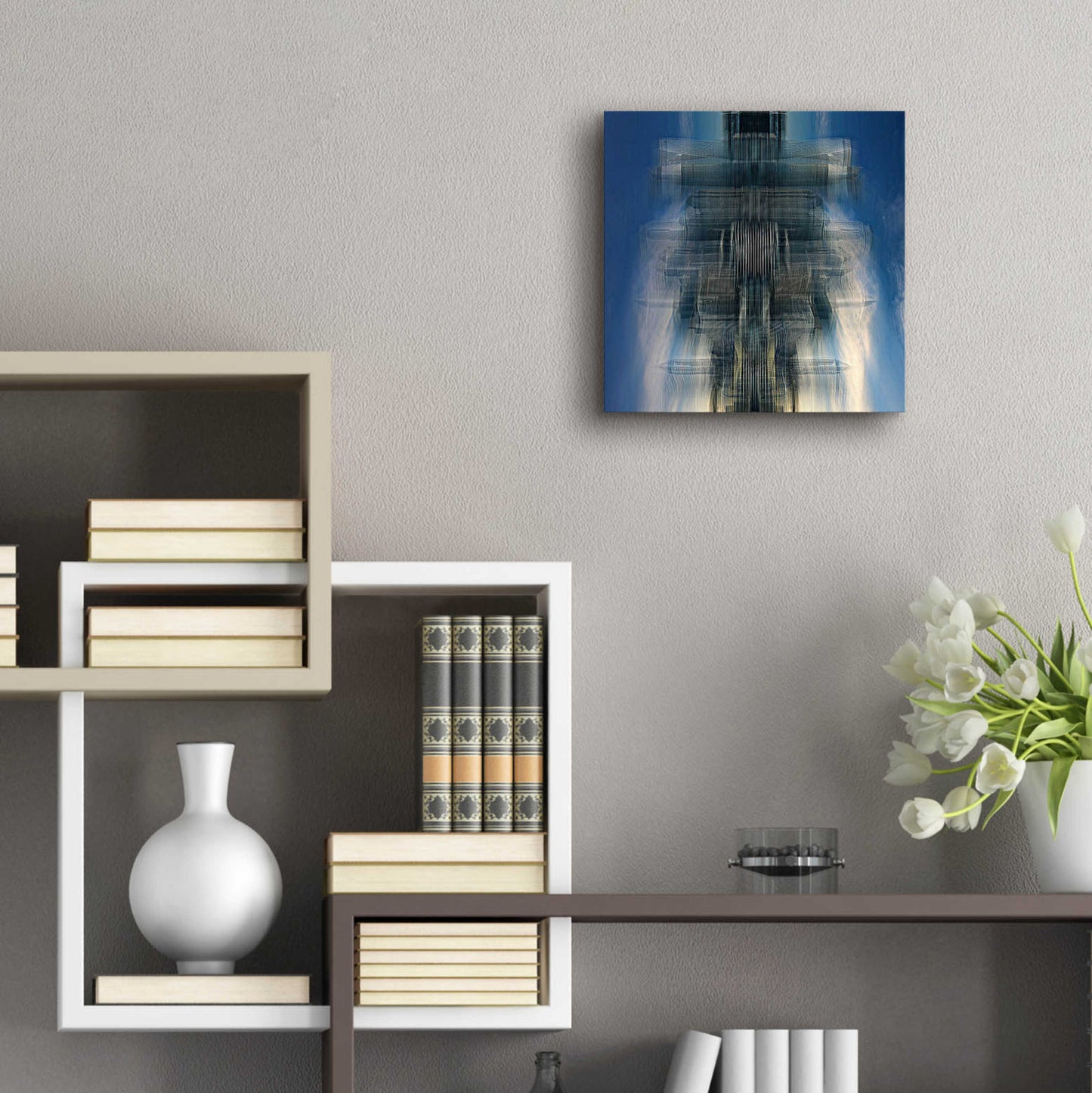 Epic Art 'Living Space Station' by David Manlove, Acrylic Glass Wall Art,12x12