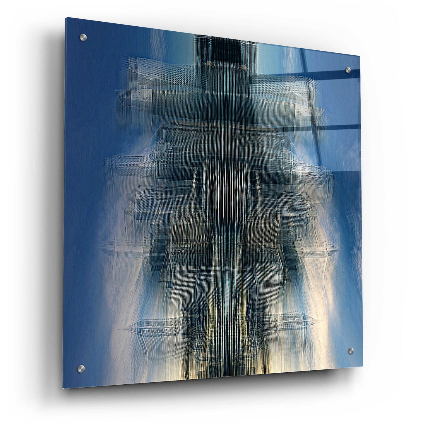 Epic Art 'Living Space Station' by David Manlove, Acrylic Glass Wall Art,24x24