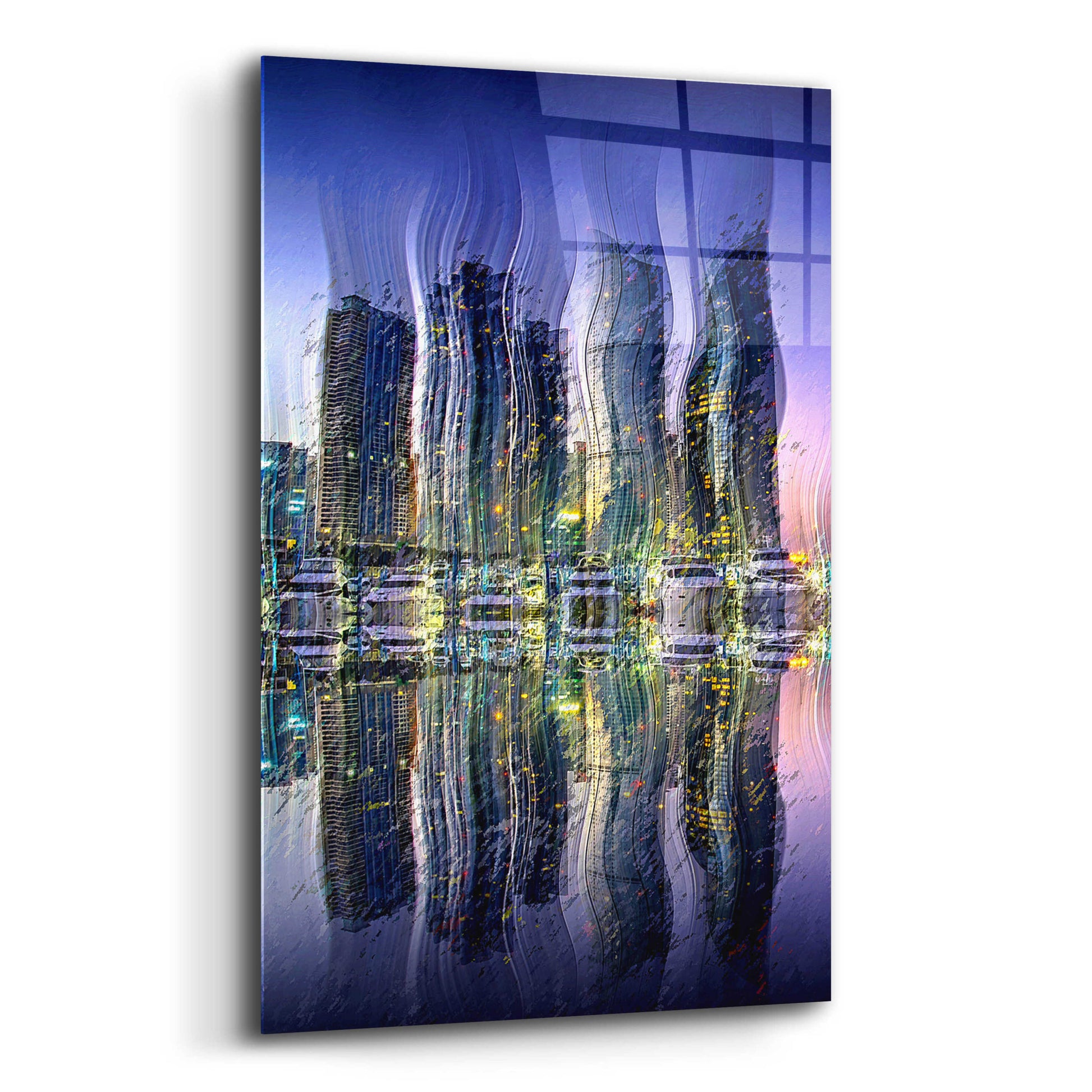 Epic Art 'Party at the Marina' by David Manlove, Acrylic Glass Wall Art,12x16