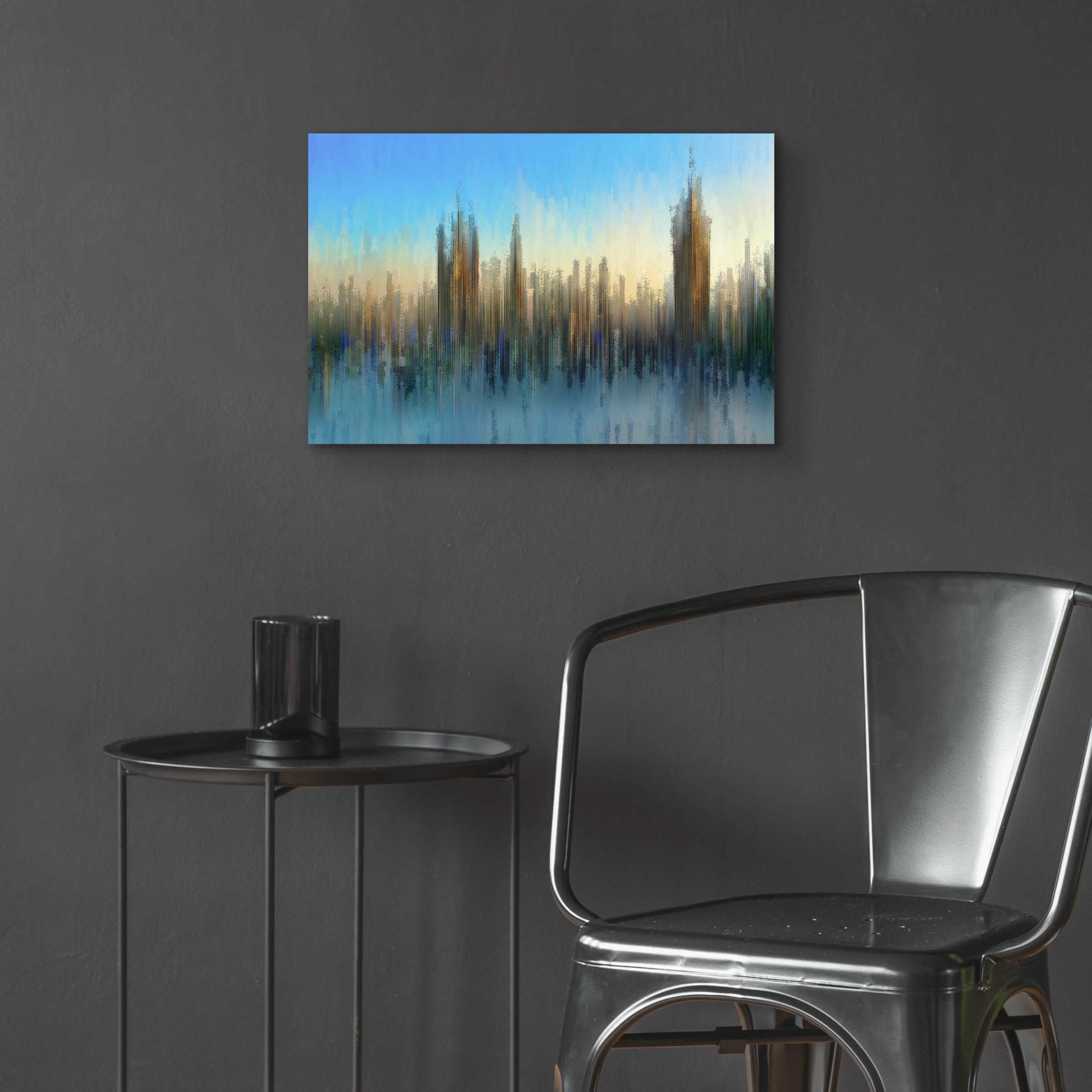 Epic Art 'PixelWestminster' by David Manlove, Acrylic Glass Wall Art,24x16