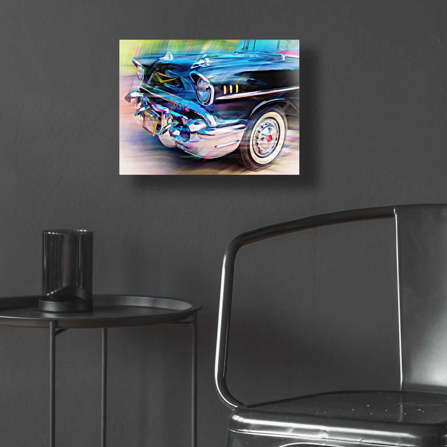 Epic Art '57 Chevy' by David Manlove, Acrylic Glass Wall Art,16x12