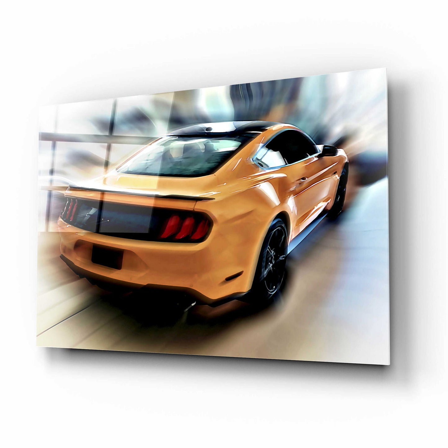 Epic Art 'Mustang GT' by David Manlove, Acrylic Glass Wall Art,16x12