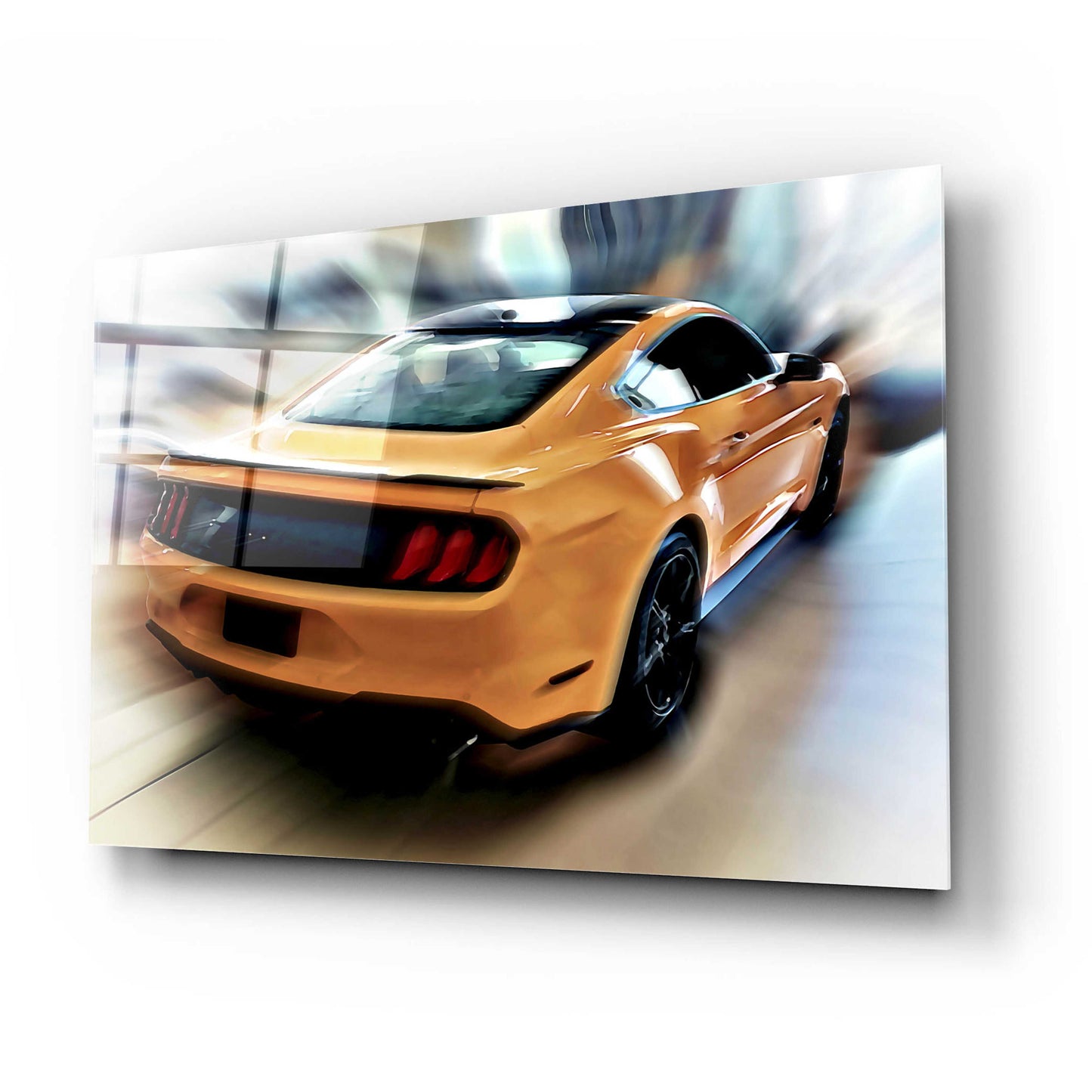 Epic Art 'Mustang GT' by David Manlove, Acrylic Glass Wall Art,24x16