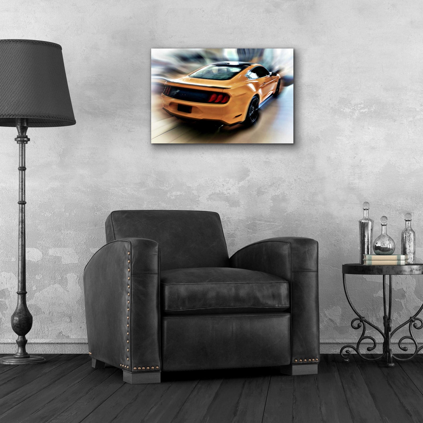 Epic Art 'Mustang GT' by David Manlove, Acrylic Glass Wall Art,24x16