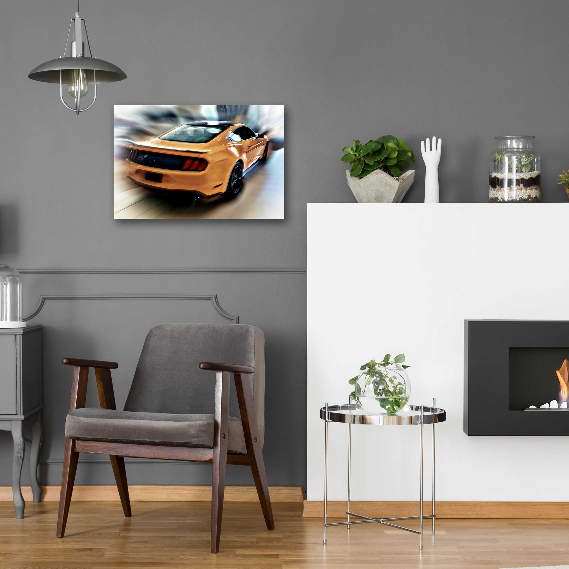 Epic Art 'Mustang GT' by David Manlove, Acrylic Glass Wall Art,24x16