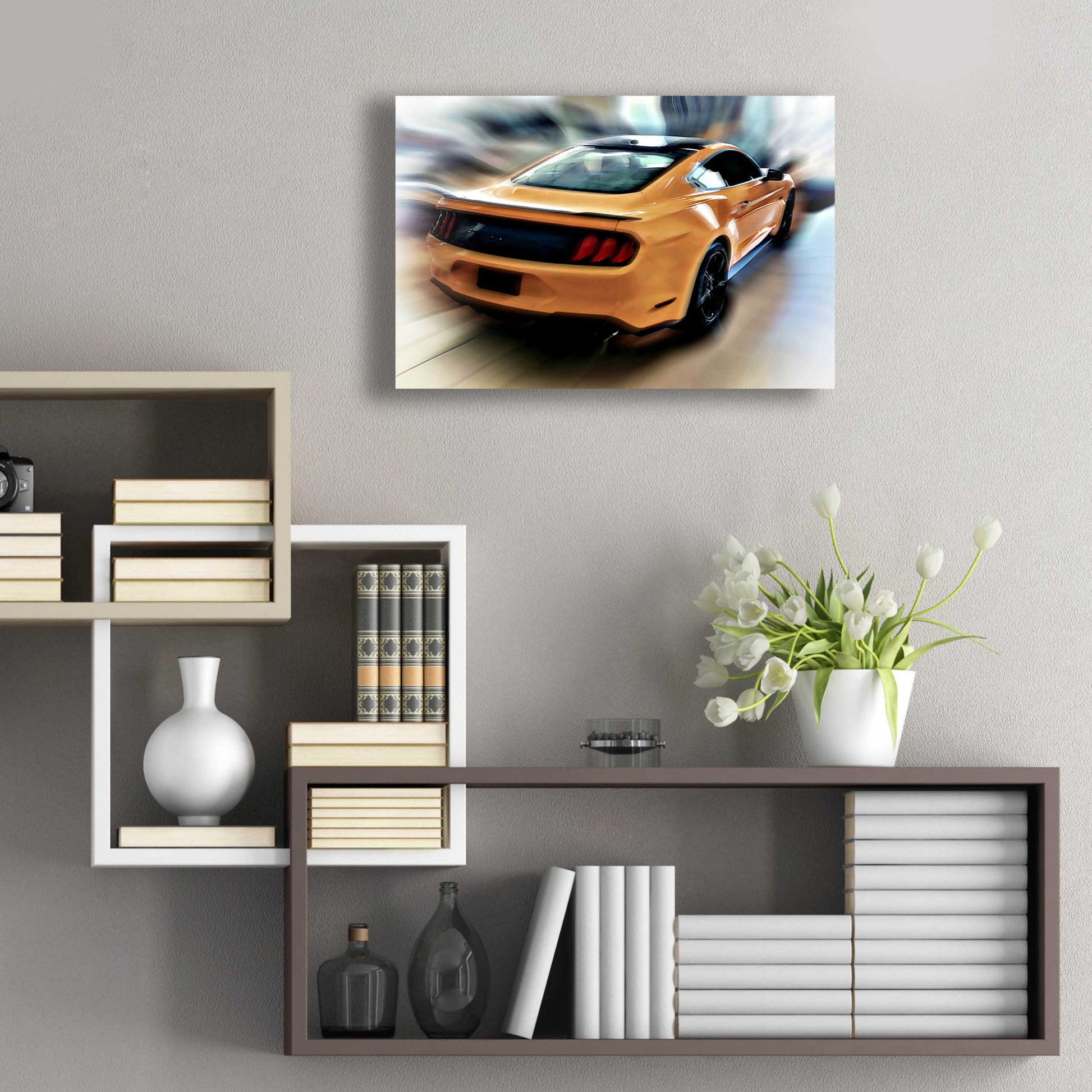 Epic Art 'Mustang GT' by David Manlove, Acrylic Glass Wall Art,24x16