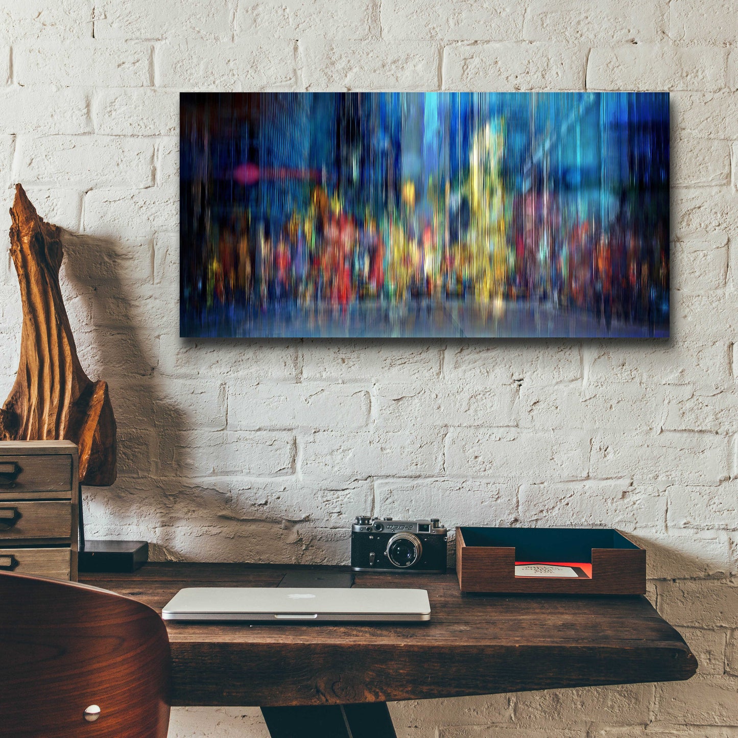 Epic Art 'A Blur of Memories' by David Manlove, Acrylic Glass Wall Art,24x12