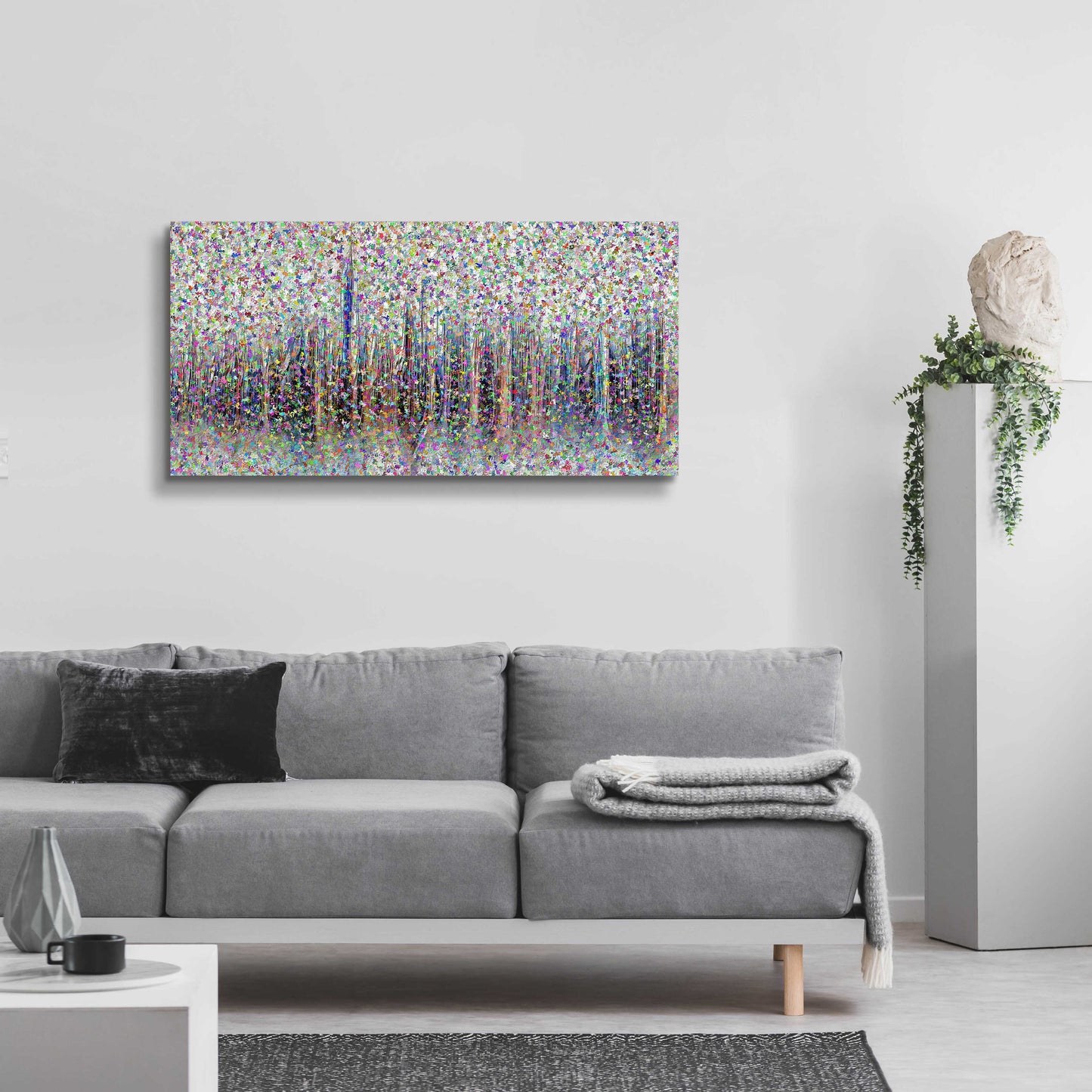 Epic Art 'Enchanted Forest' by David Manlove, Acrylic Glass Wall Art,48x24