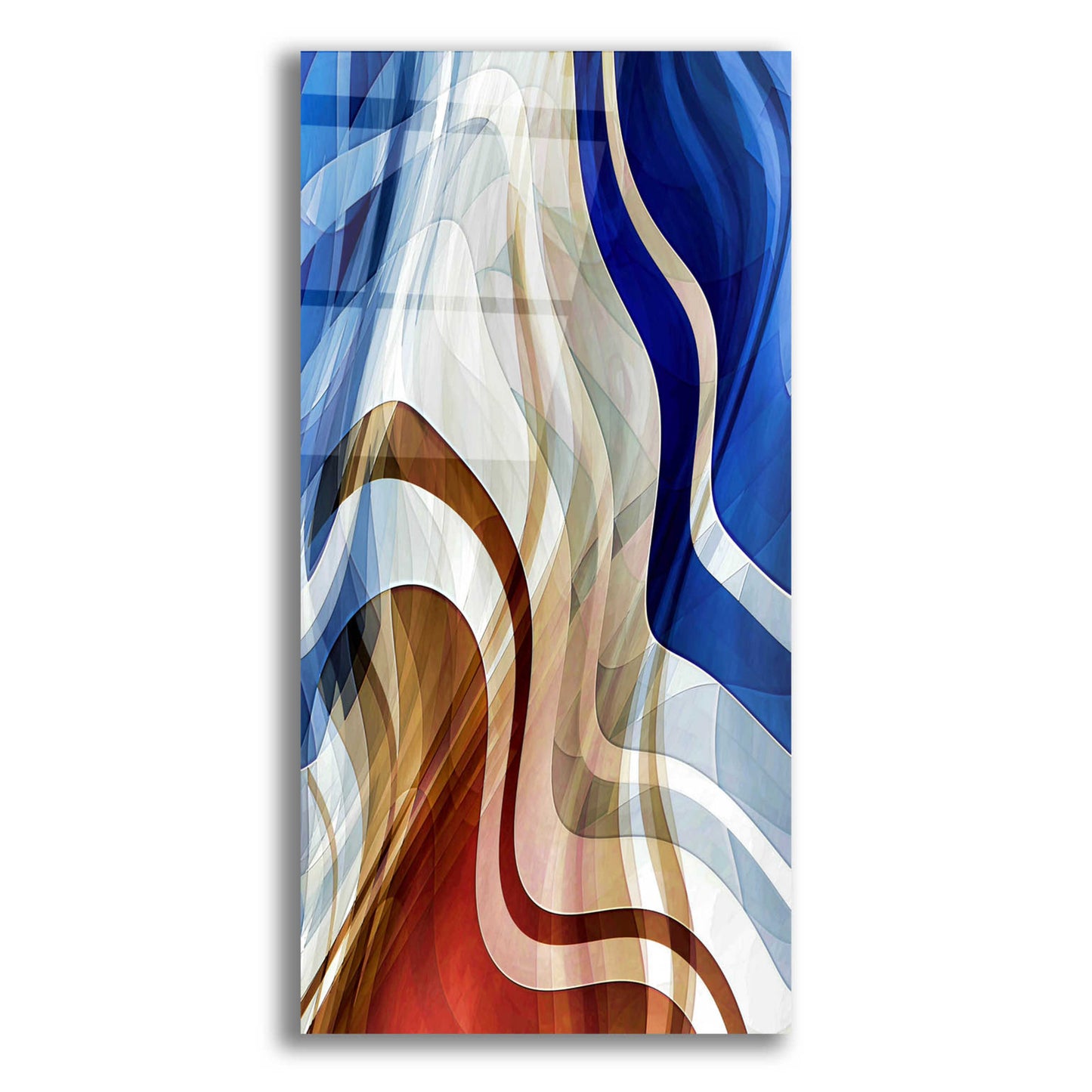 Epic Art 'Liquid Wind' by David Manlove, Acrylic Glass Wall Art,12x24