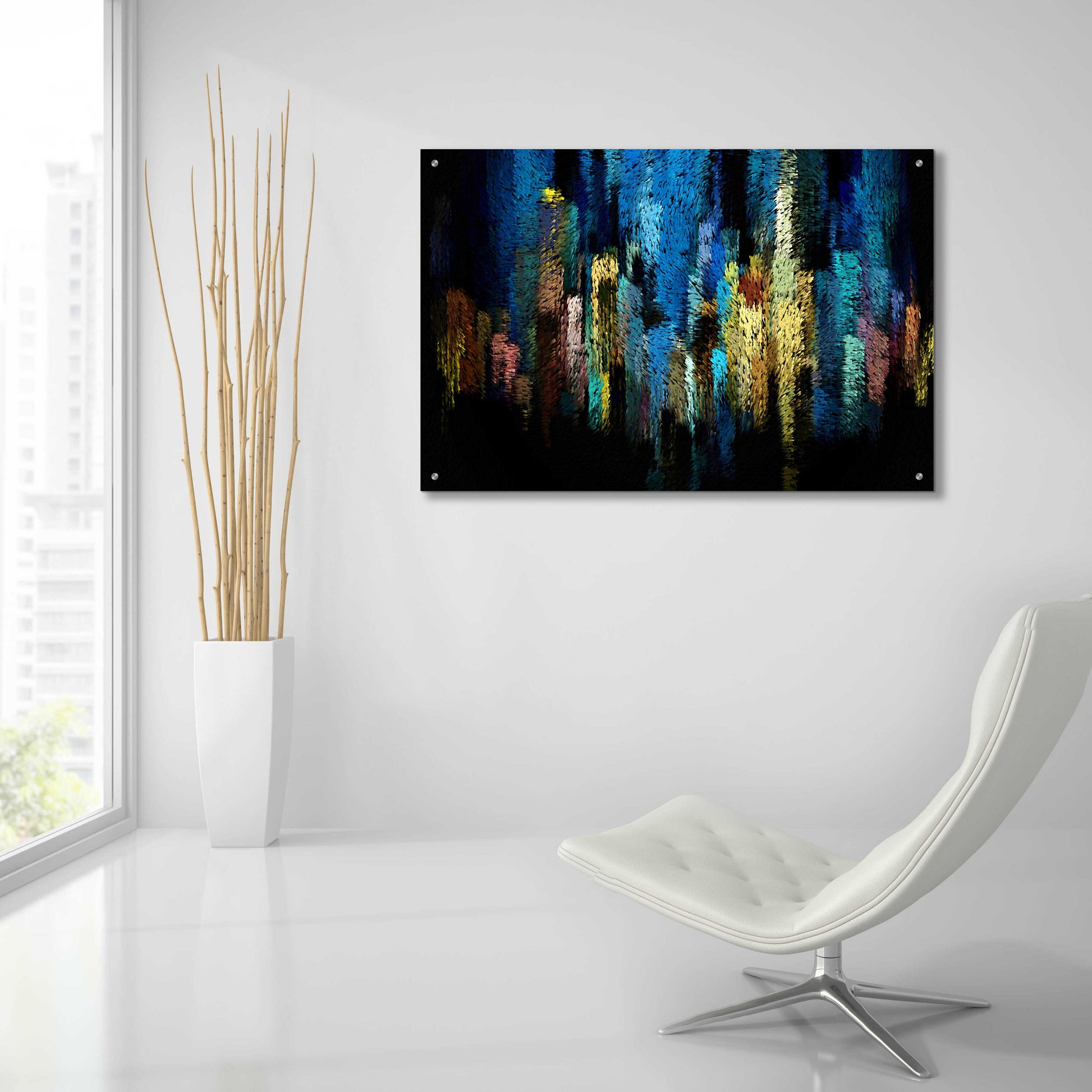 Epic Art 'Atlantis' by David Manlove, Acrylic Glass Wall Art,36x24