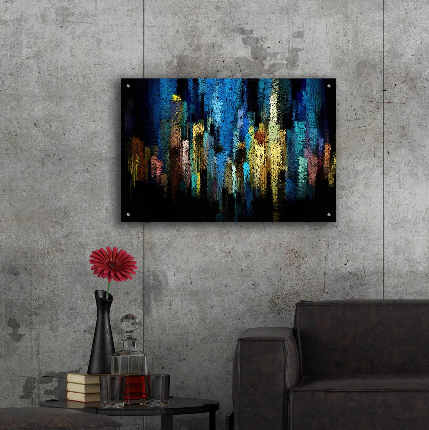 Epic Art 'Atlantis' by David Manlove, Acrylic Glass Wall Art,36x24