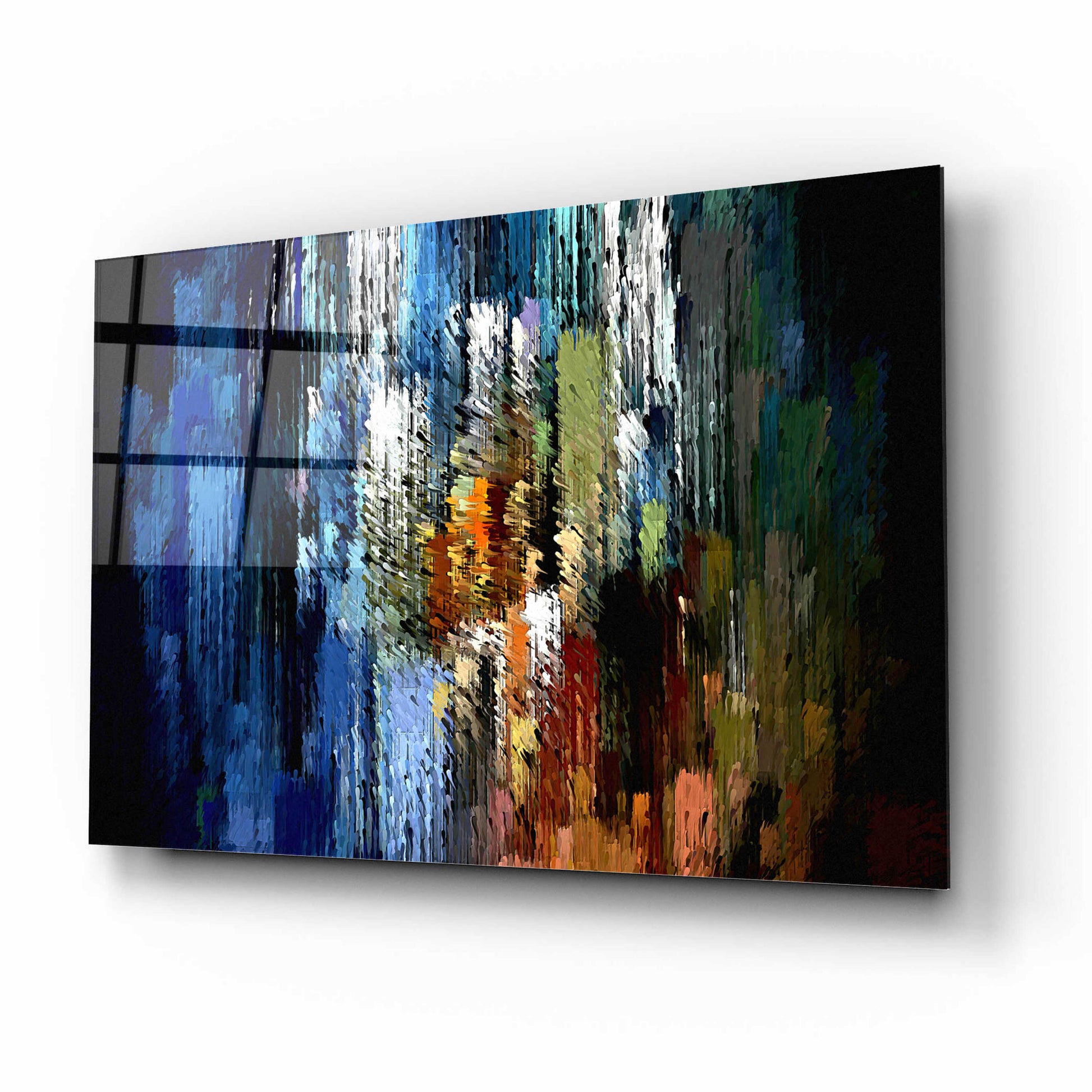 Epic Art 'Urban Brush 2' by David Manlove, Acrylic Glass Wall Art,16x12