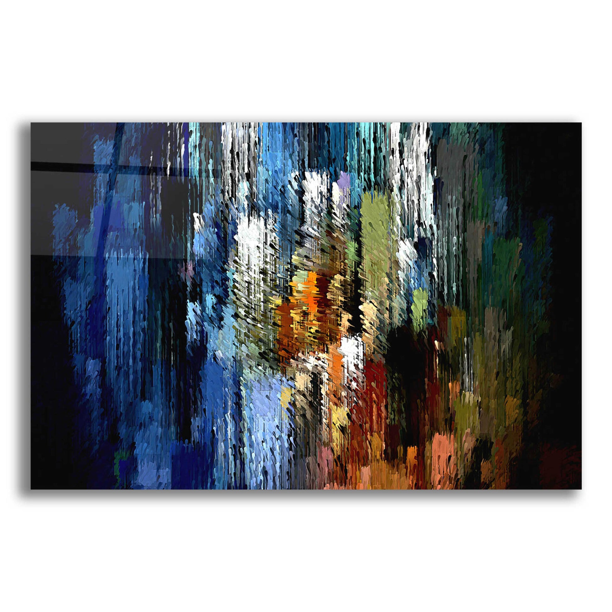 Epic Art 'Urban Brush 2' by David Manlove, Acrylic Glass Wall Art,16x12