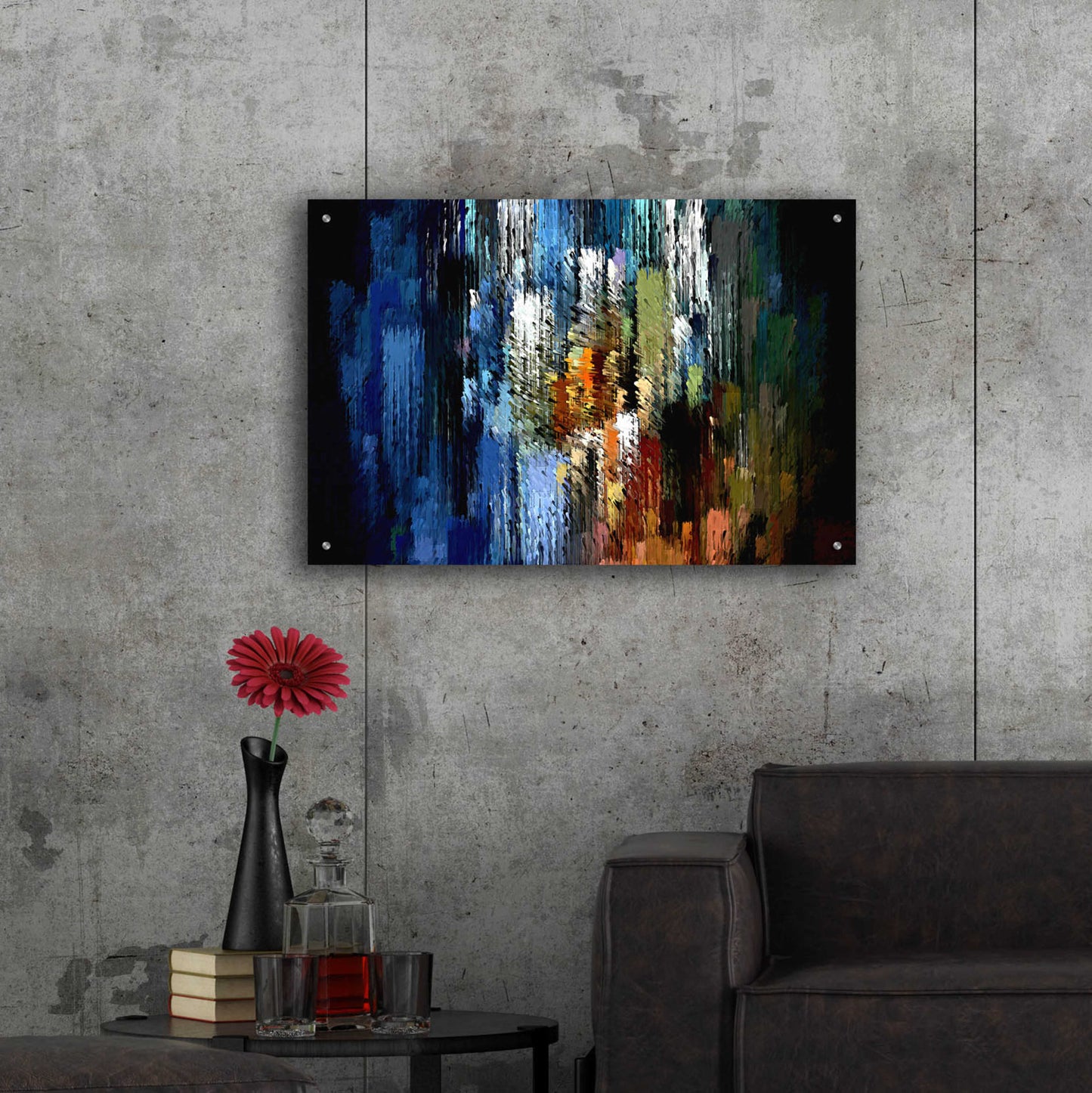 Epic Art 'Urban Brush 2' by David Manlove, Acrylic Glass Wall Art,36x24