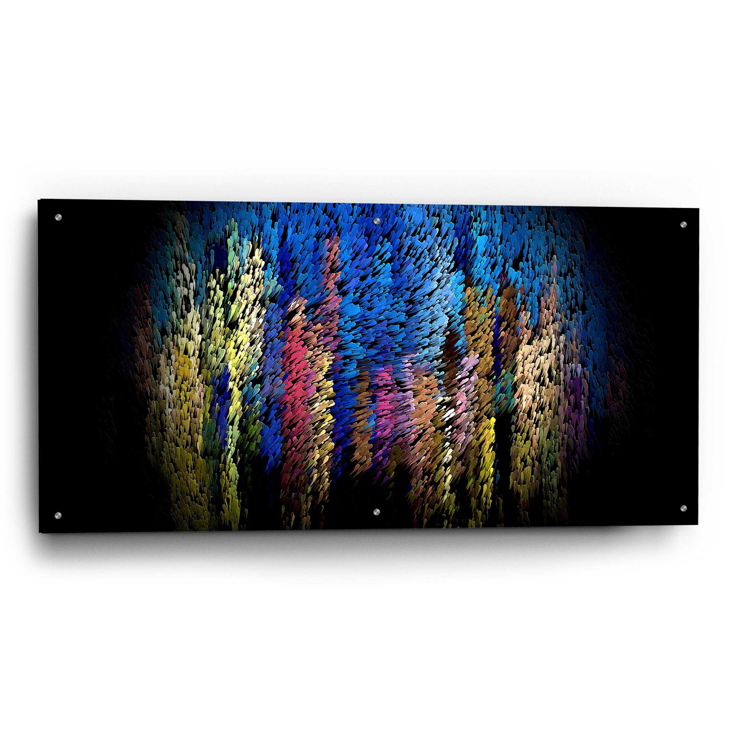 Epic Art 'Out of the Darkness' by David Manlove, Acrylic Glass Wall Art,48x24