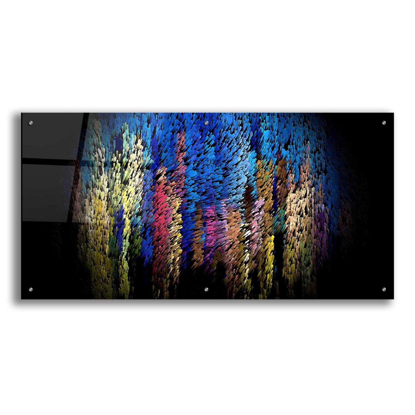 Epic Art 'Out of the Darkness' by David Manlove, Acrylic Glass Wall Art,48x24