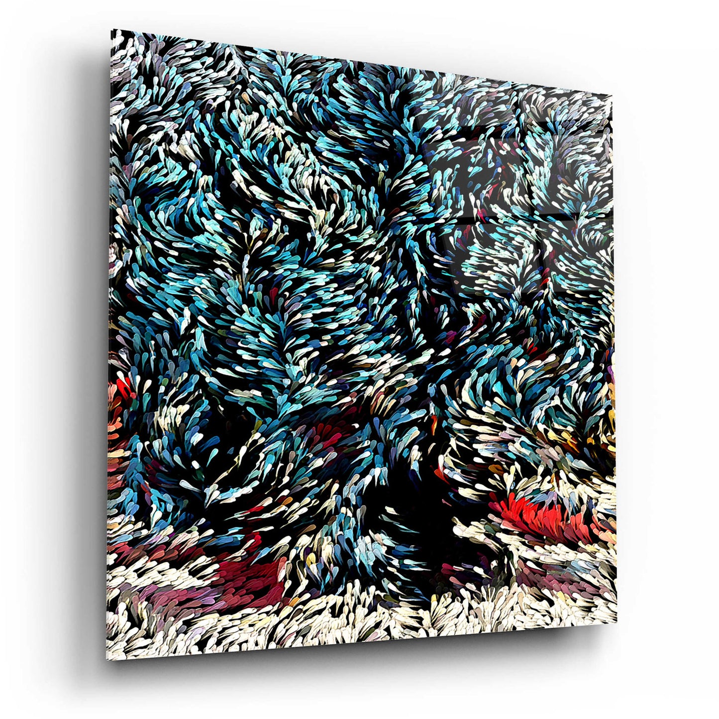 Epic Art 'Wintery Bliss' by David Manlove, Acrylic Glass Wall Art,12x12