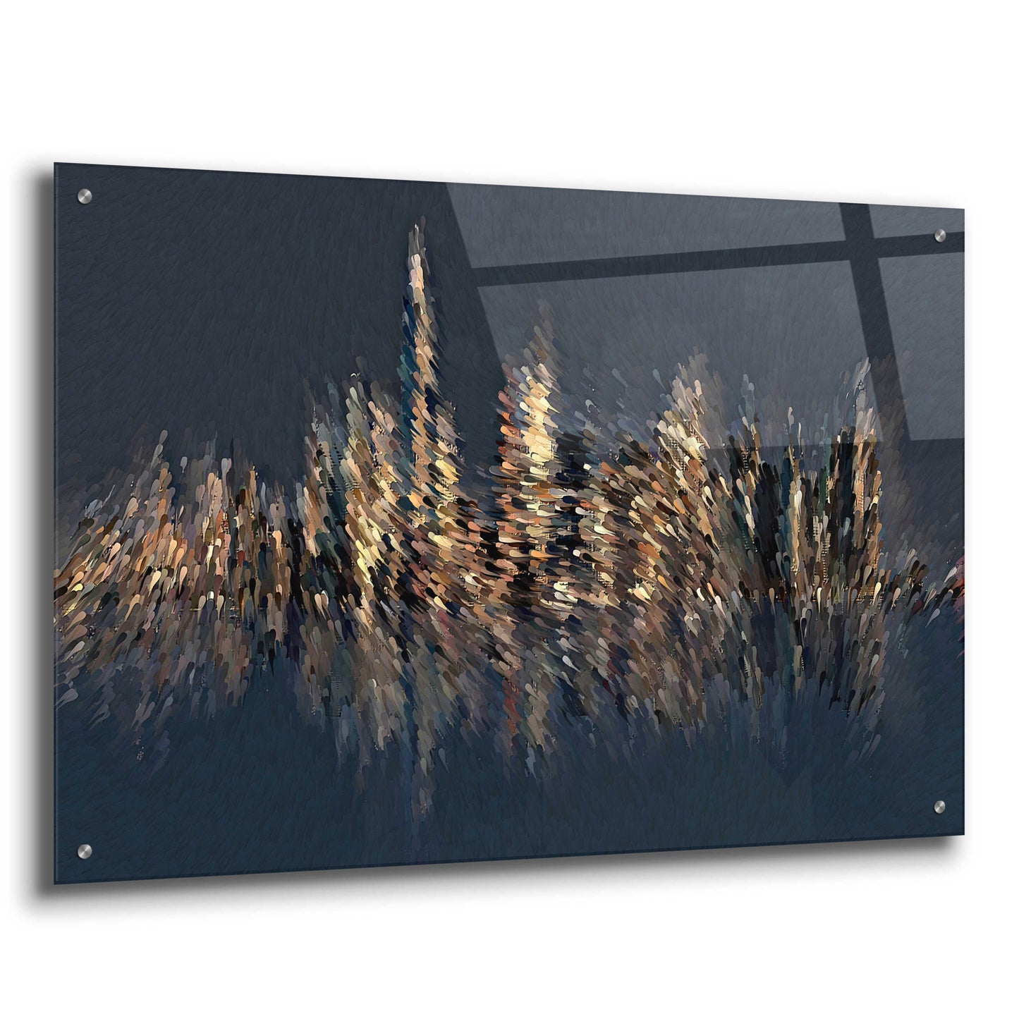 Epic Art 'New York Splash' by David Manlove, Acrylic Glass Wall Art,36x24