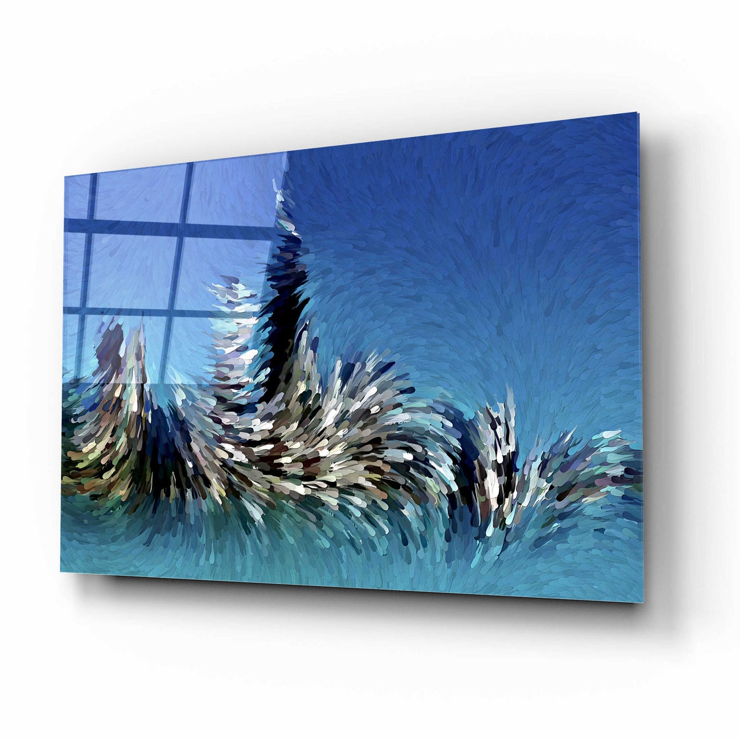 Epic Art 'Windy City' by David Manlove, Acrylic Glass Wall Art,16x12