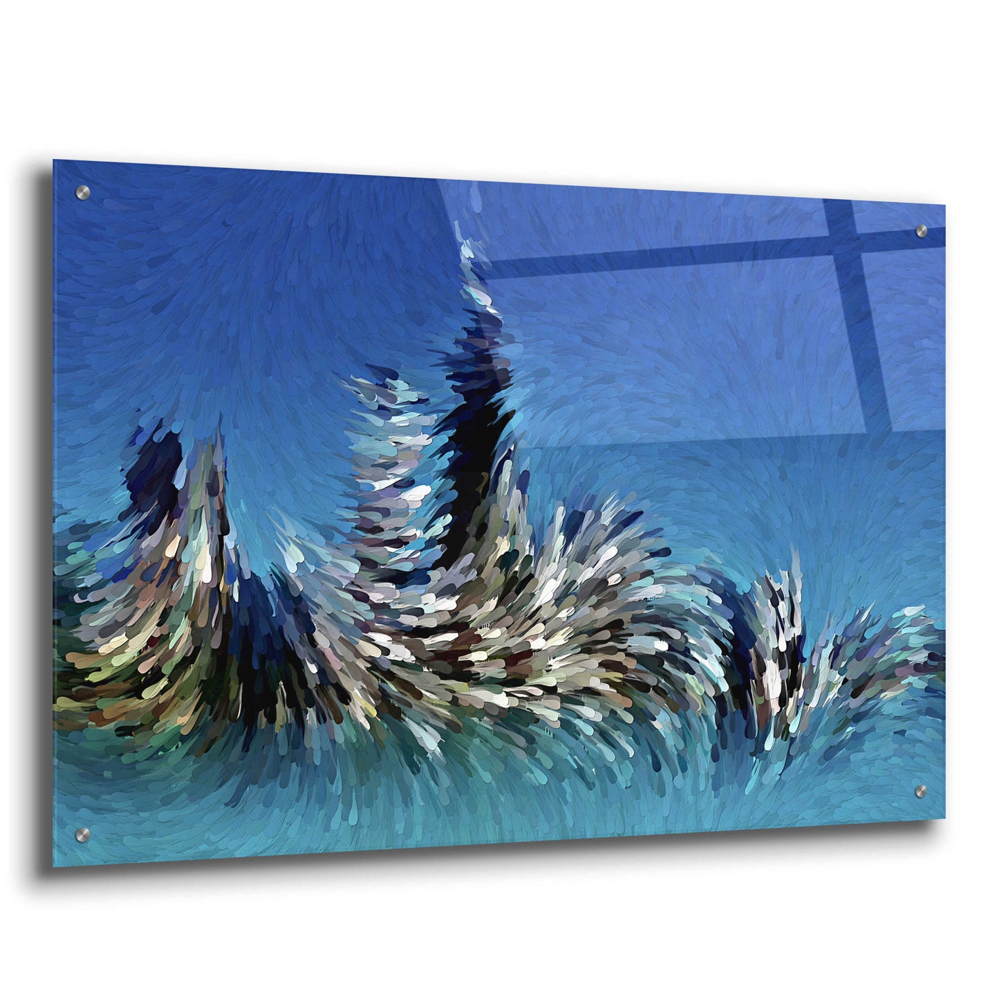 Epic Art 'Windy City' by David Manlove, Acrylic Glass Wall Art,36x24