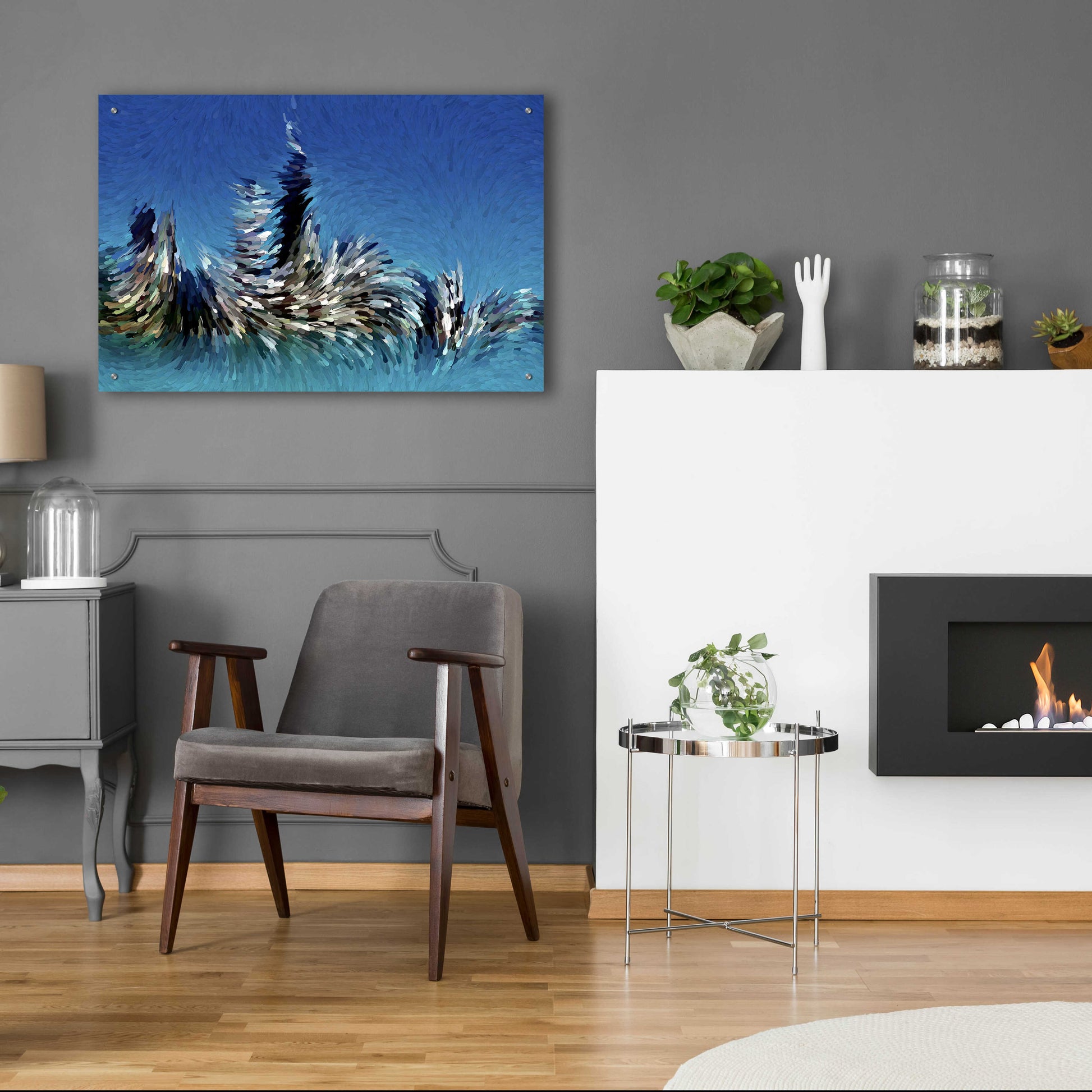 Epic Art 'Windy City' by David Manlove, Acrylic Glass Wall Art,36x24