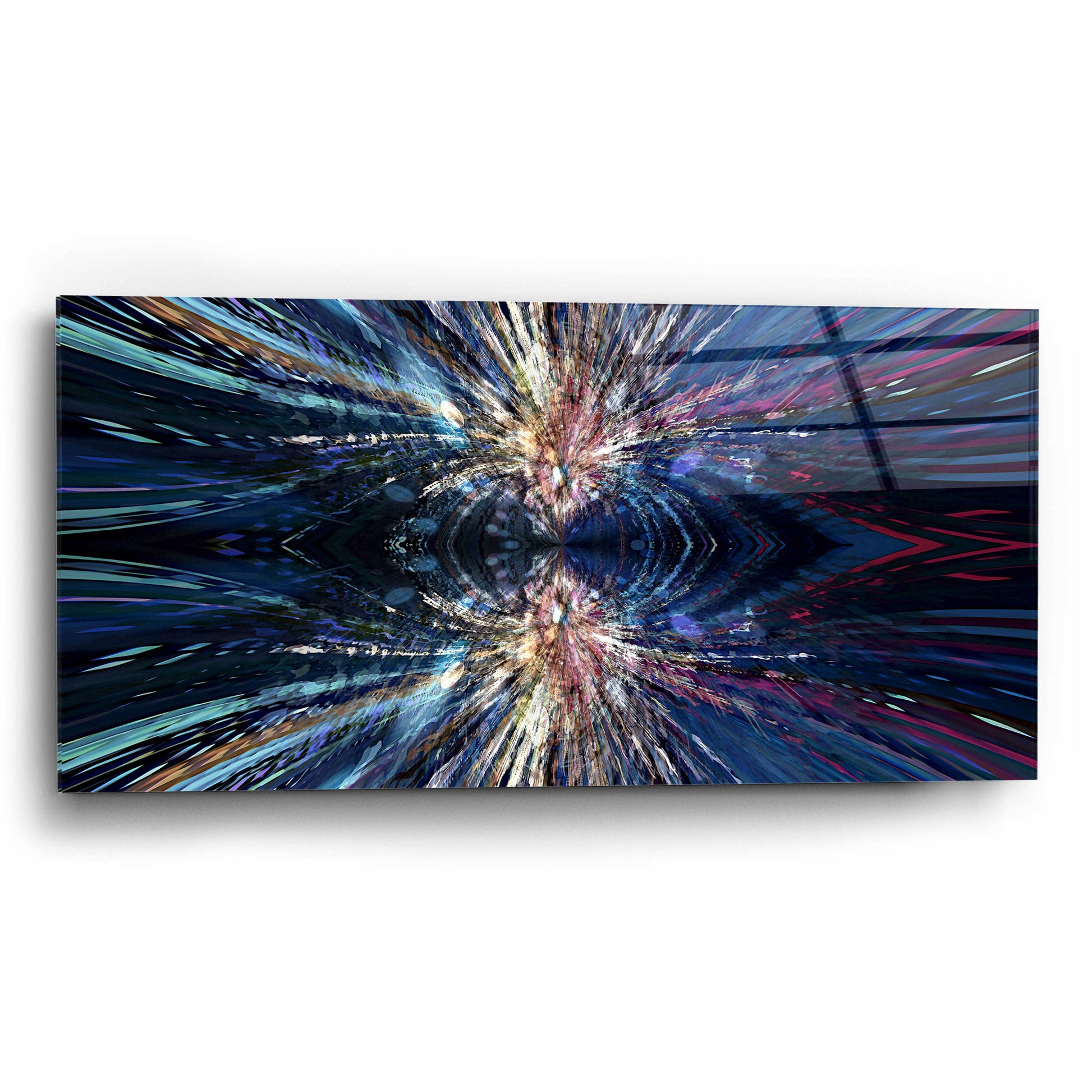 Epic Art 'A Space Odyssey' by David Manlove, Acrylic Glass Wall Art,24x12